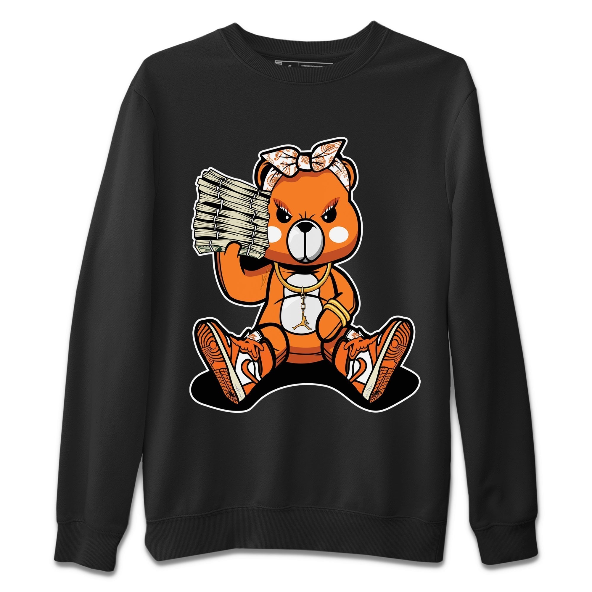 Bad Baby Bear Unisex Tops - Air Jordan 1 Starfish