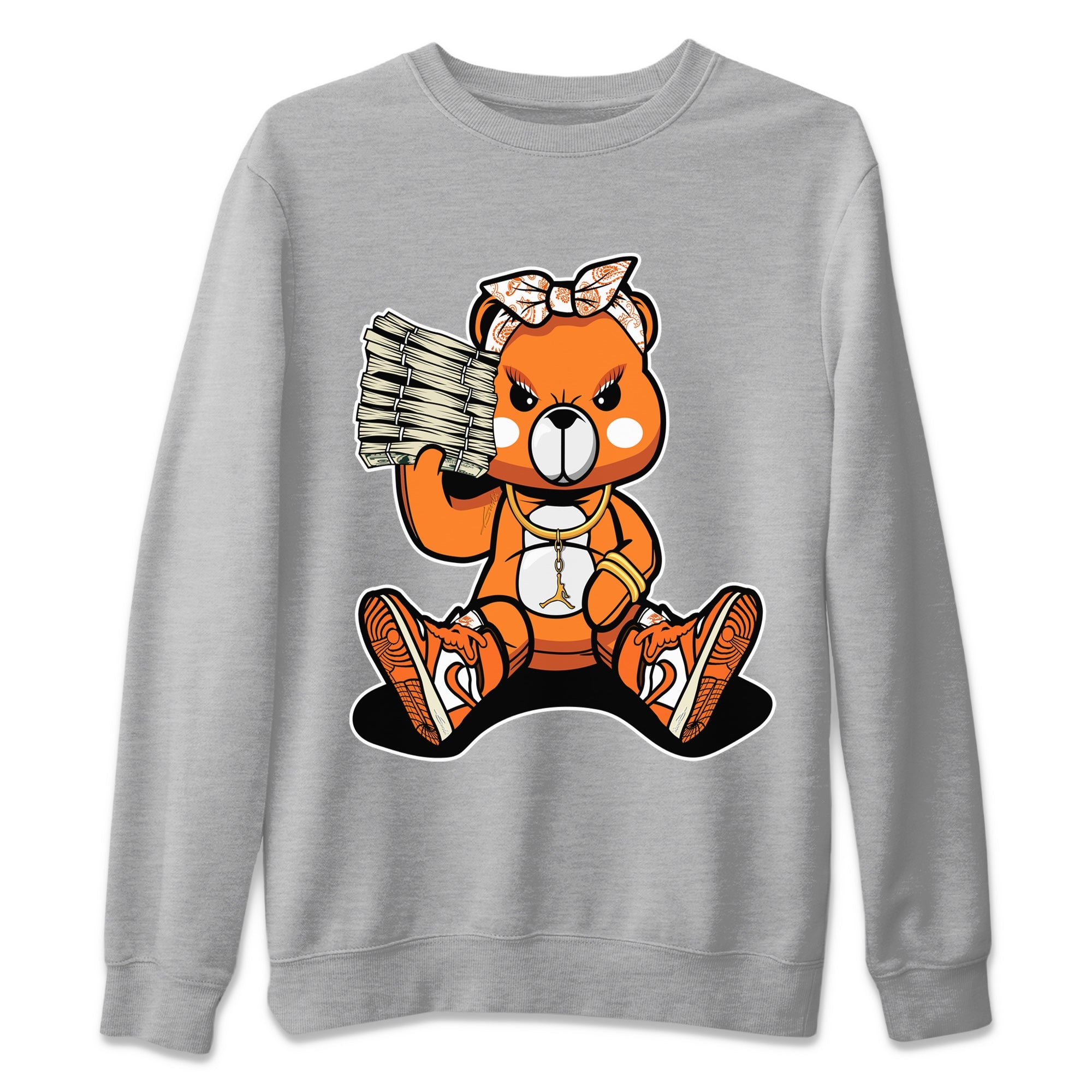 Bad Baby Bear Unisex Tops - Air Jordan 1 Starfish