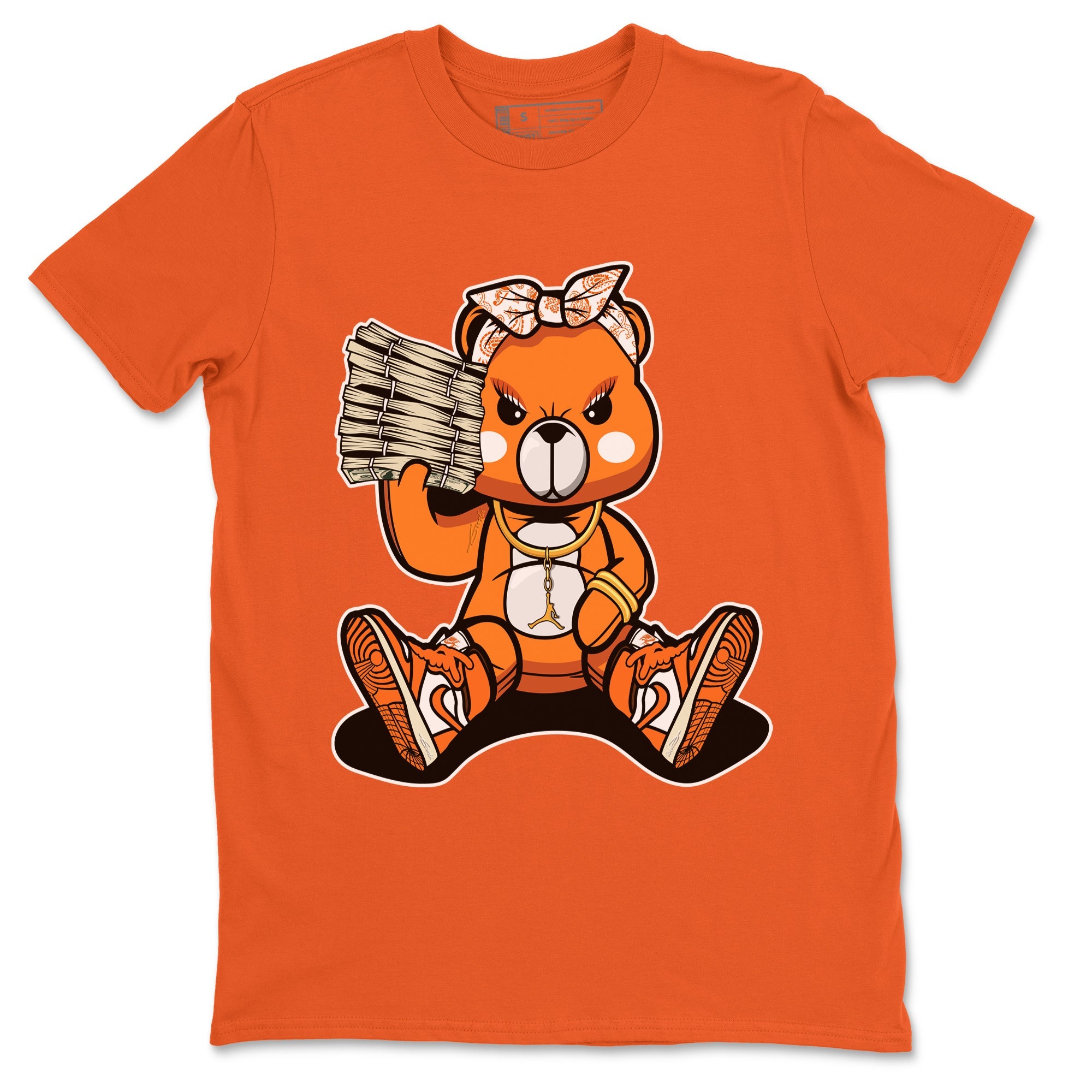 Bad Baby Bear Unisex Tops - Air Jordan 1 Starfish