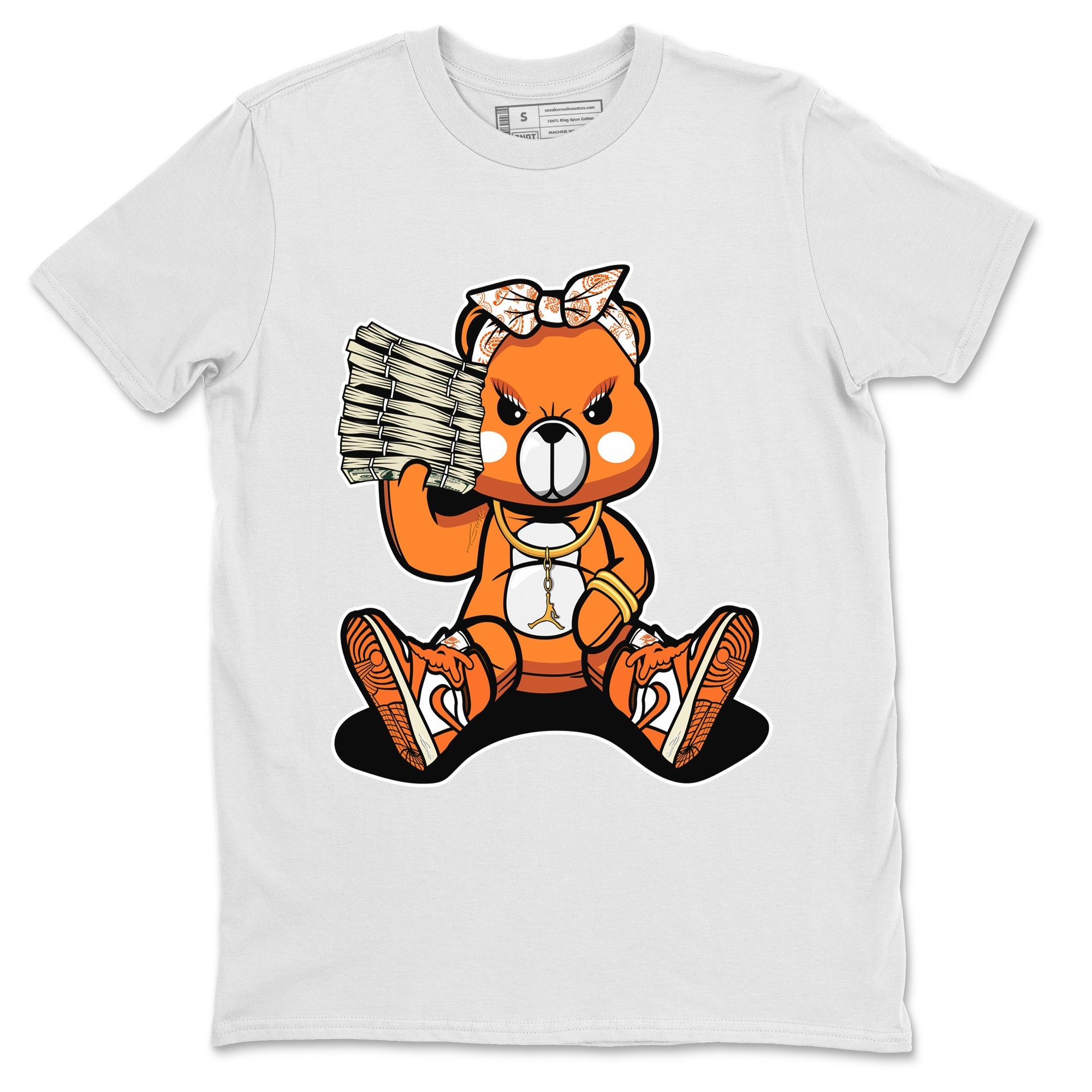 Bad Baby Bear Unisex Tops - Air Jordan 1 Starfish