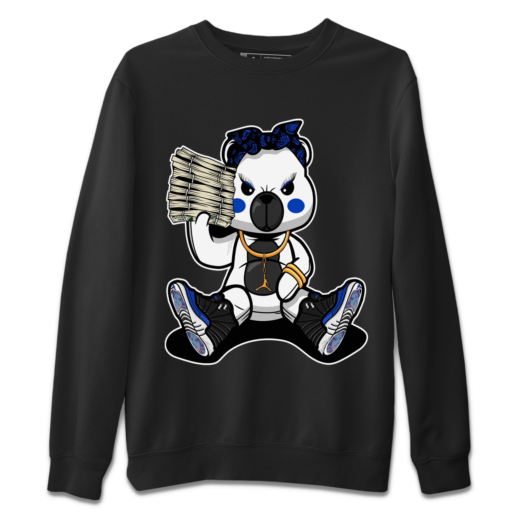 Bad Baby Bear Unisex Tops - Air Jordan 12 Hyper Royal