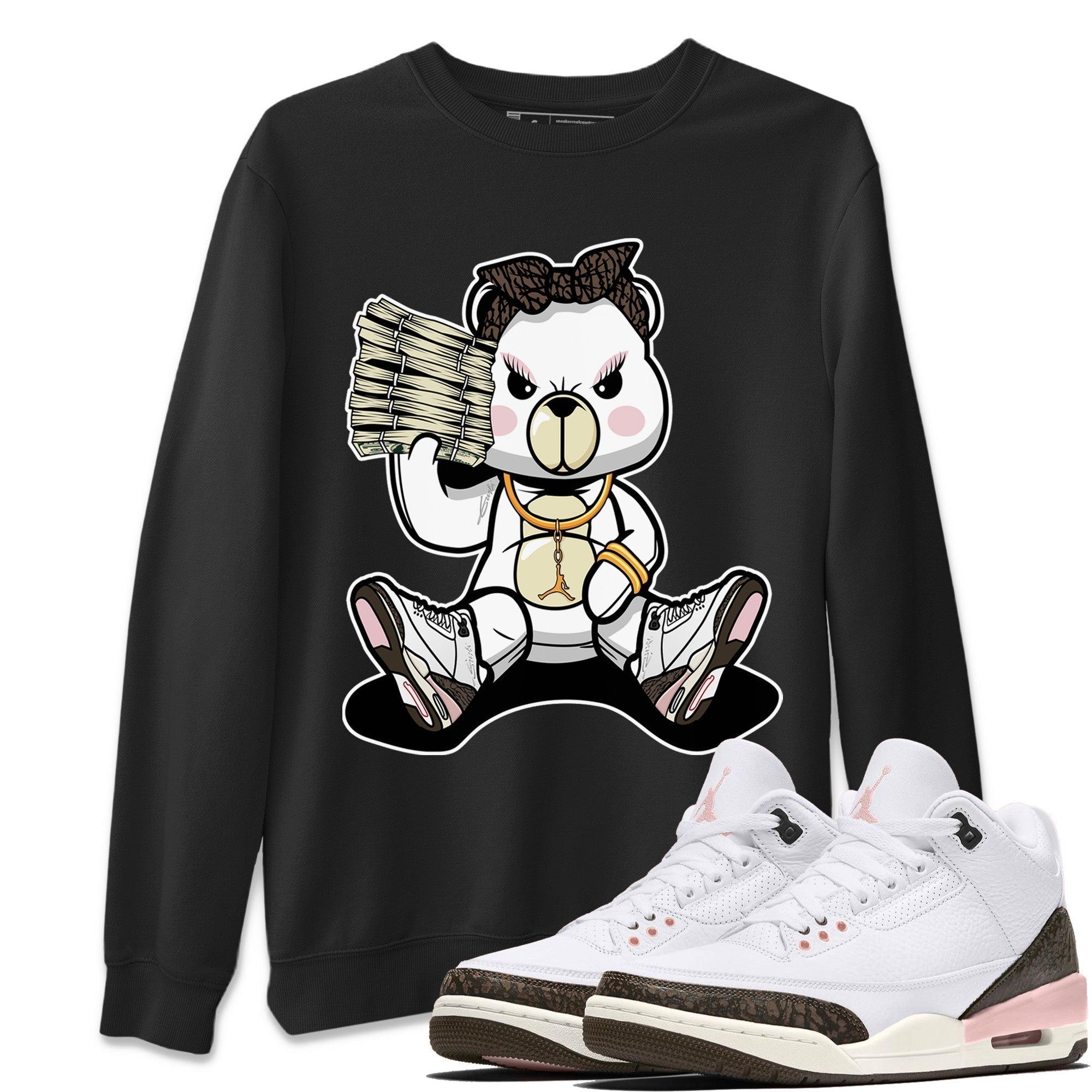 Bad Baby Bear Unisex Tops - Air Jordan 3 Atmosphere
