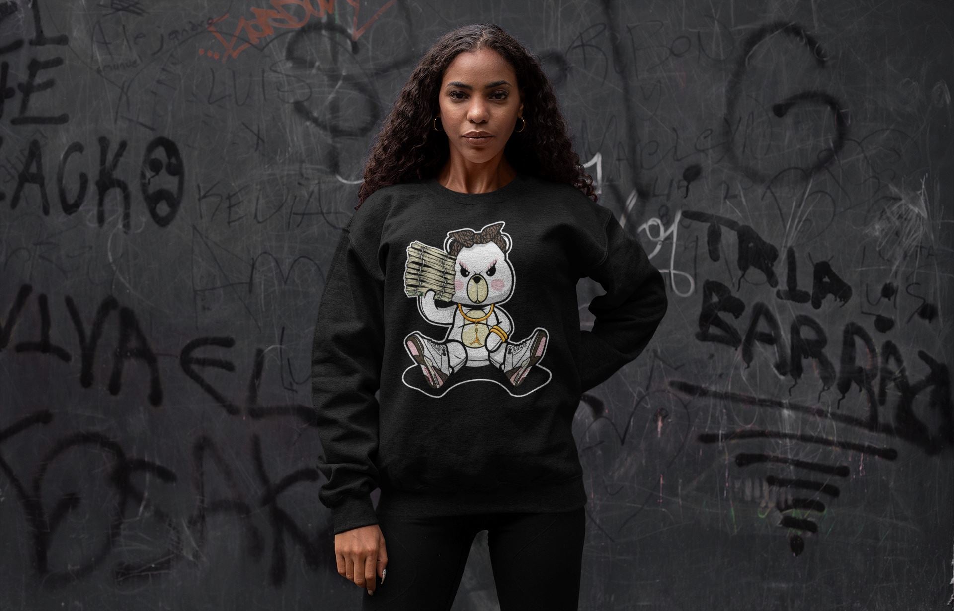 Bad Baby Bear Unisex Tops - Air Jordan 3 Atmosphere
