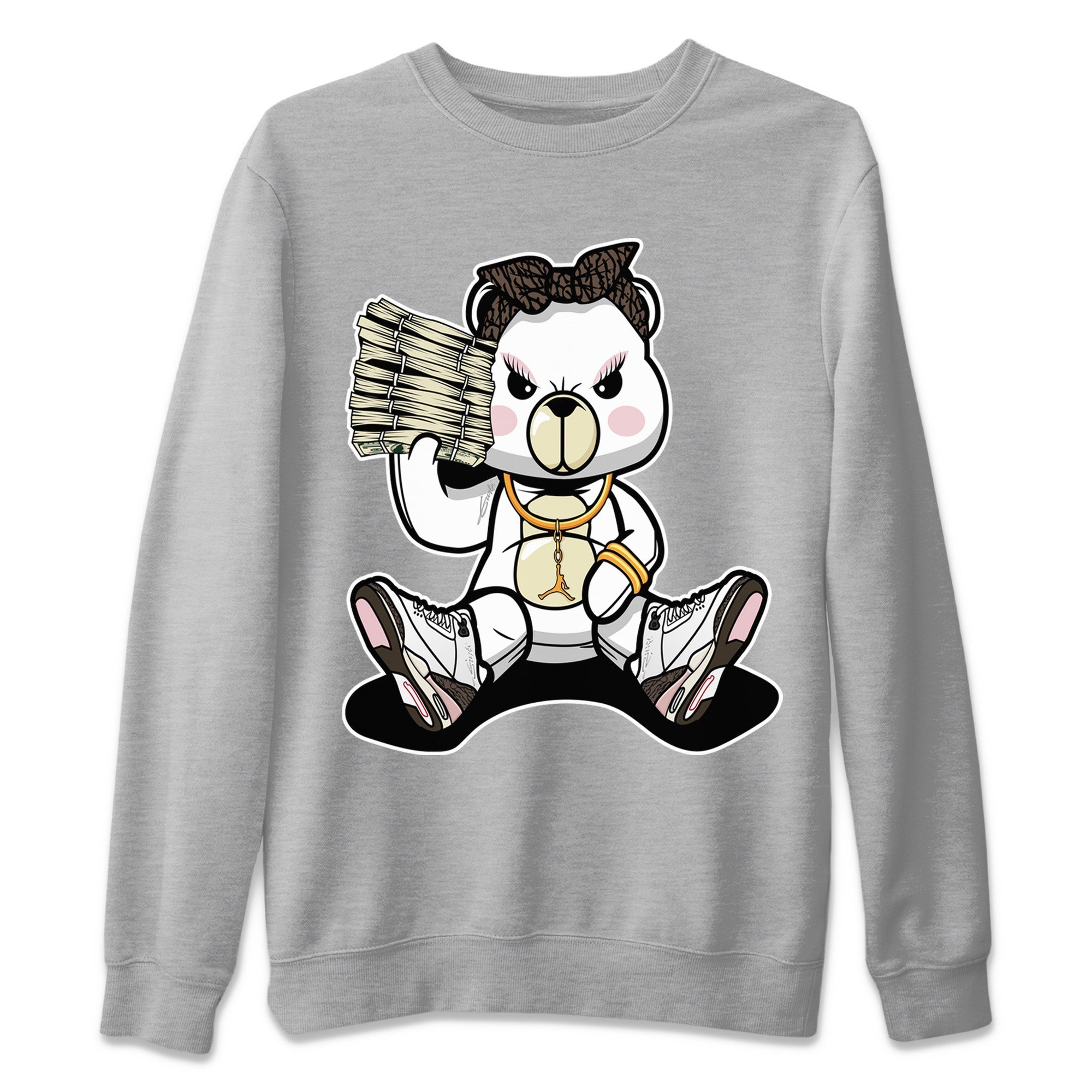 Bad Baby Bear Unisex Tops - Air Jordan 3 Atmosphere