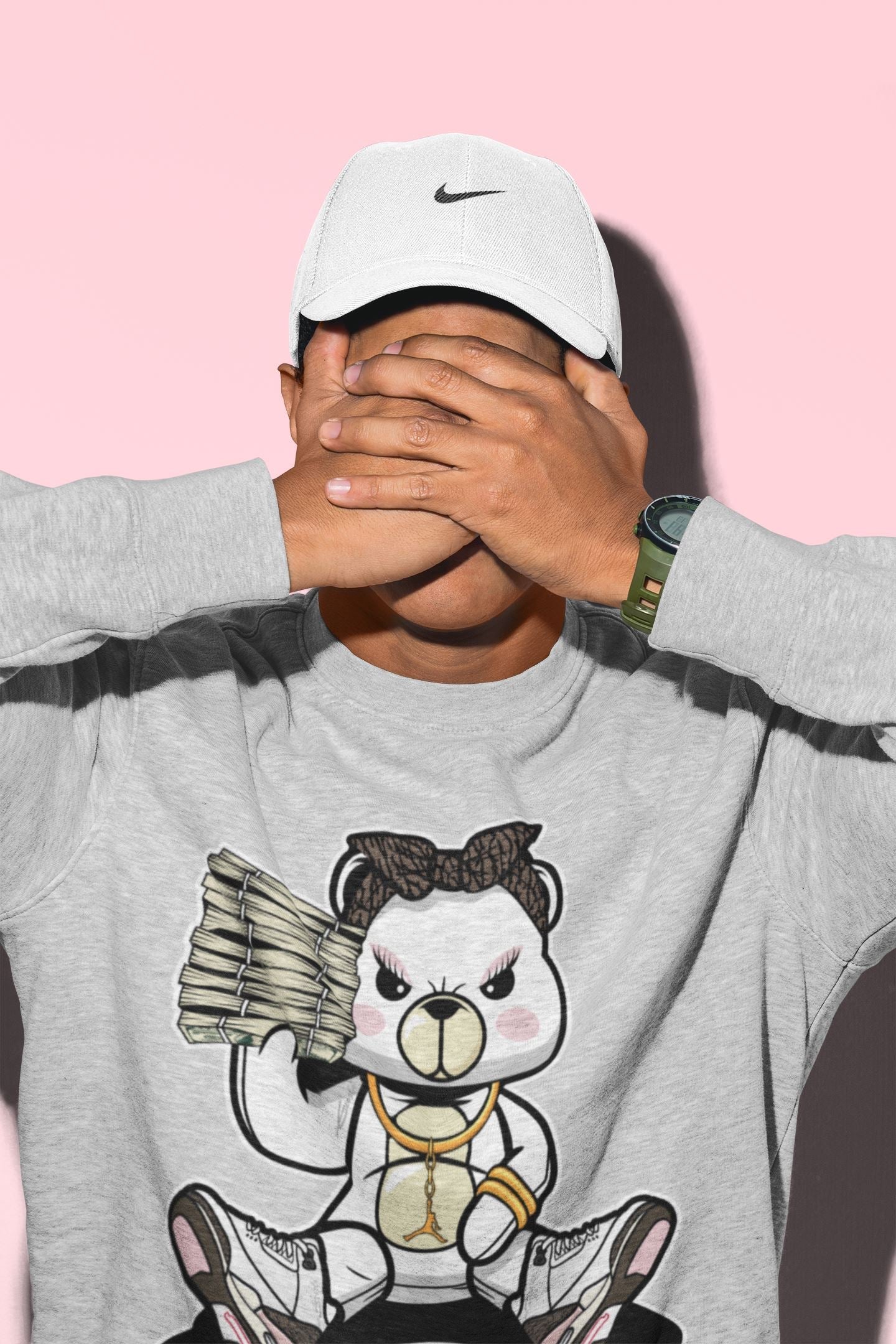 Bad Baby Bear Unisex Tops - Air Jordan 3 Atmosphere