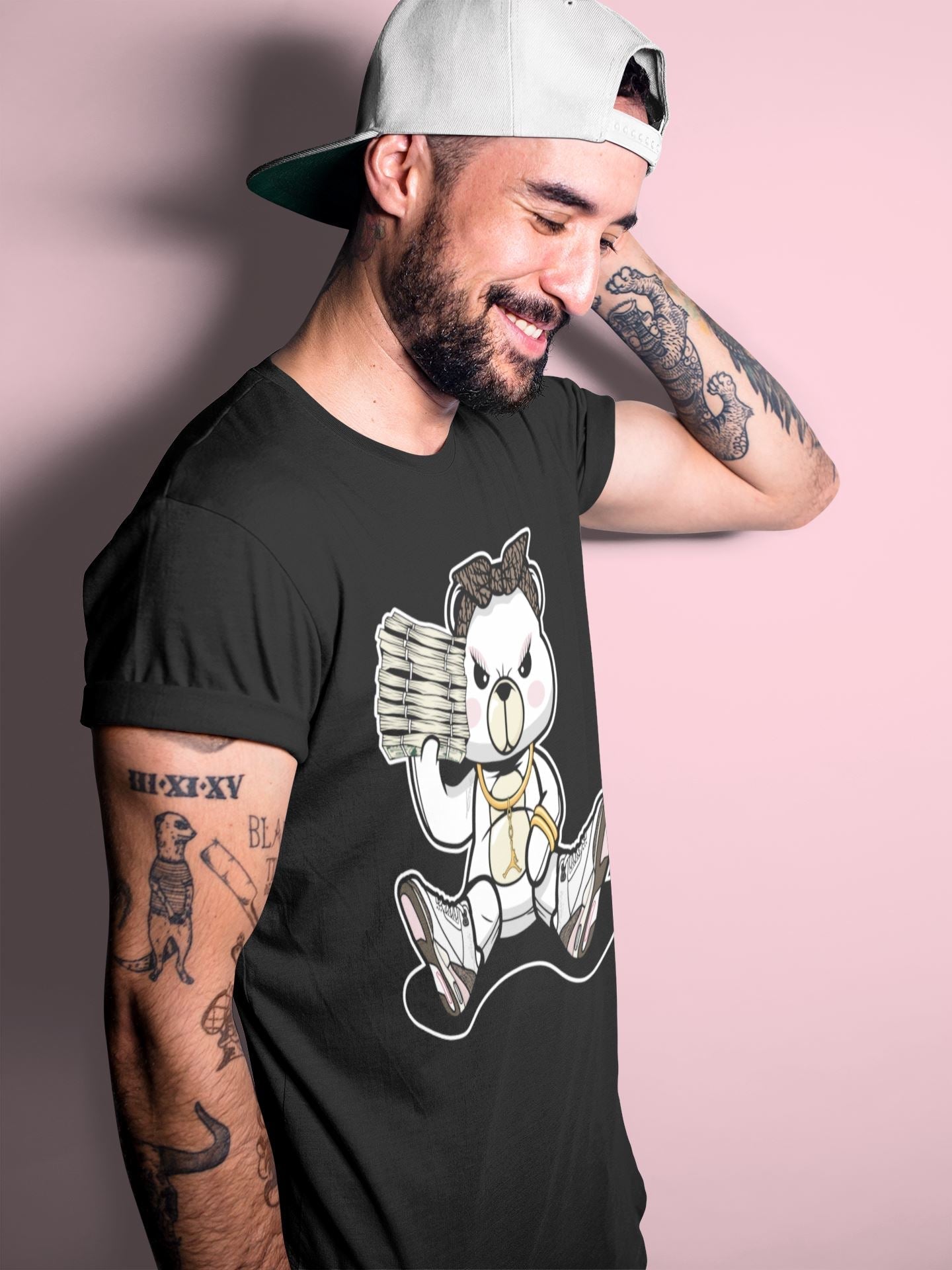 Bad Baby Bear Unisex Tops - Air Jordan 3 Atmosphere