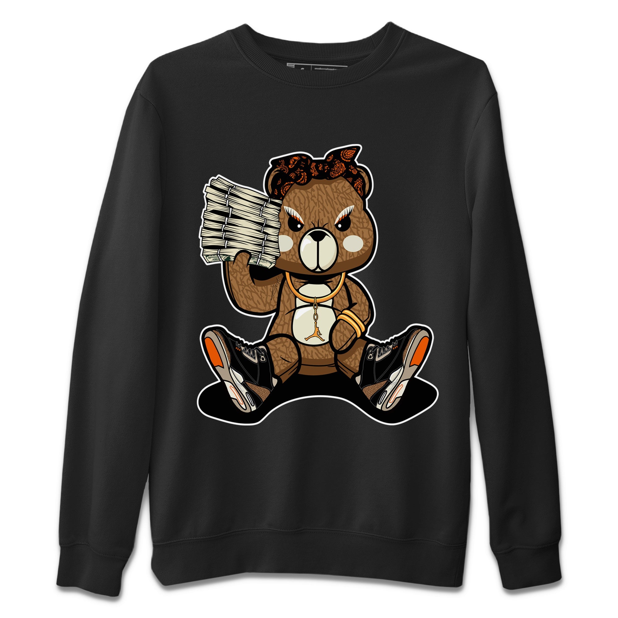 Bad Baby Bear Unisex Tops - Air Jordan 3 Desert Elephant