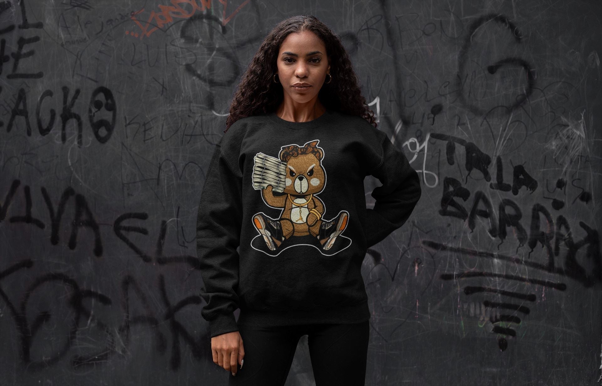 Bad Baby Bear Unisex Tops - Air Jordan 3 Desert Elephant