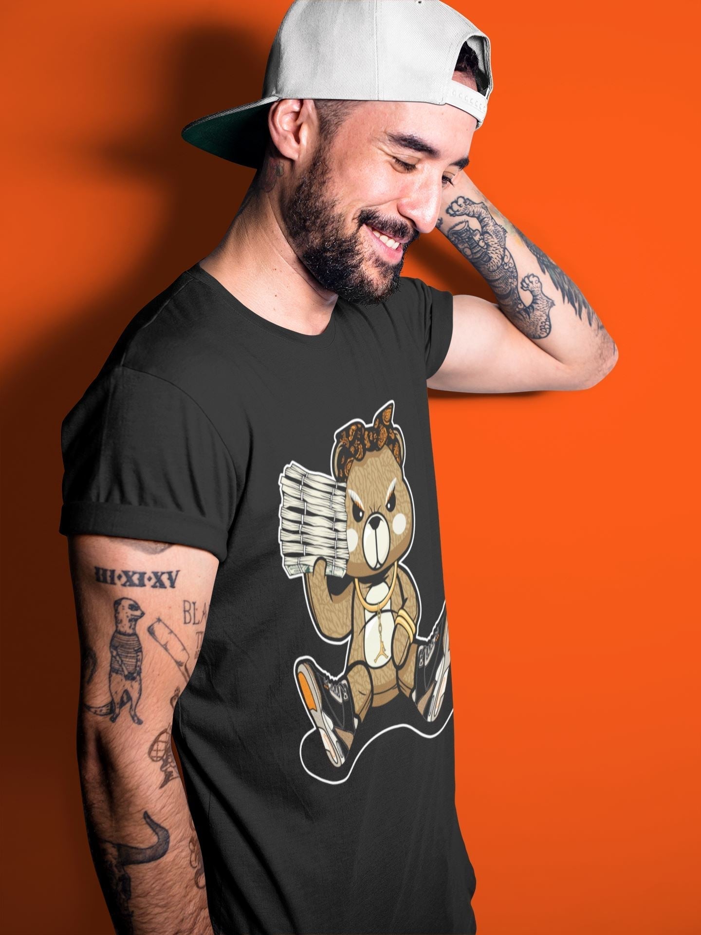 Bad Baby Bear Unisex Tops - Air Jordan 3 Desert Elephant