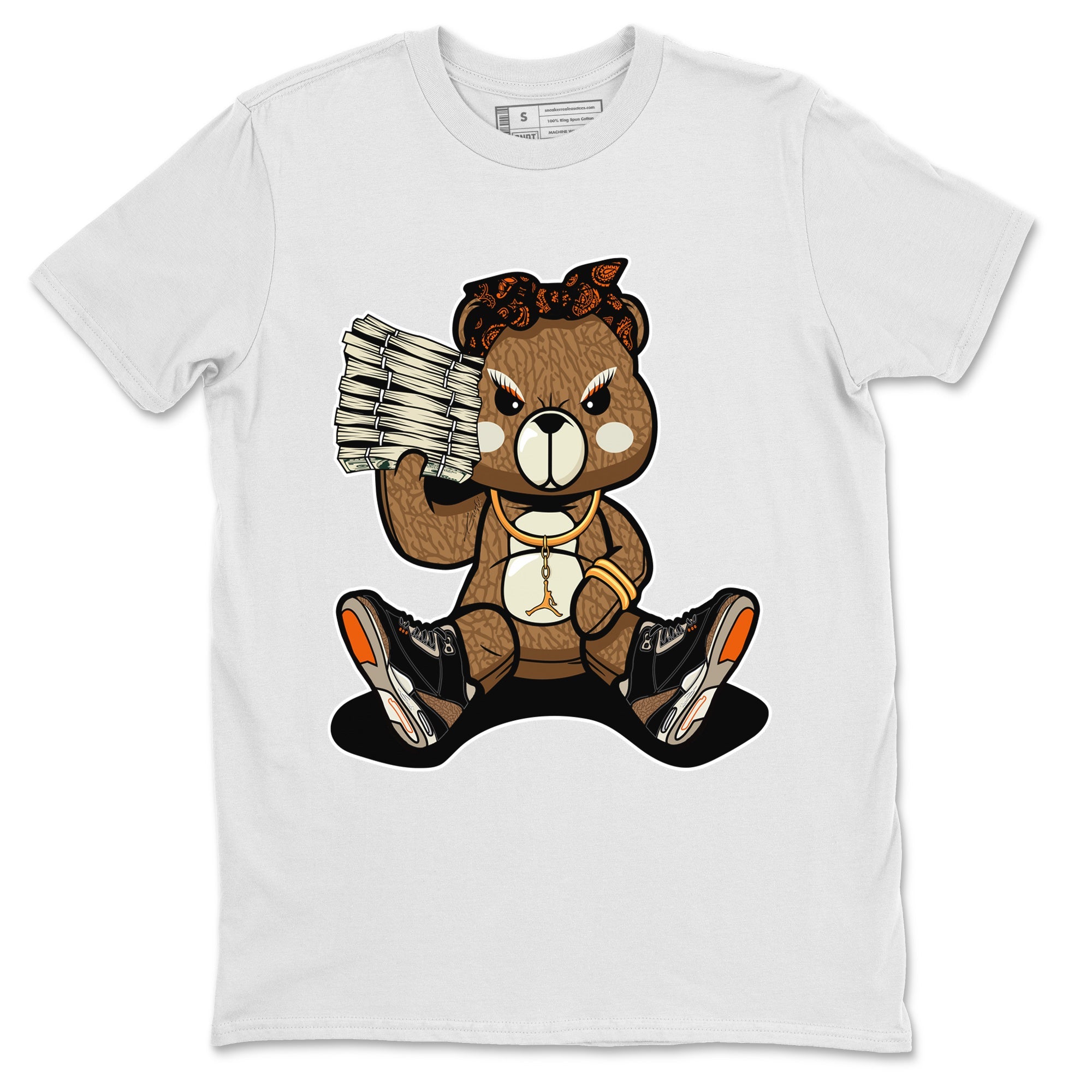 Bad Baby Bear Unisex Tops - Air Jordan 3 Desert Elephant