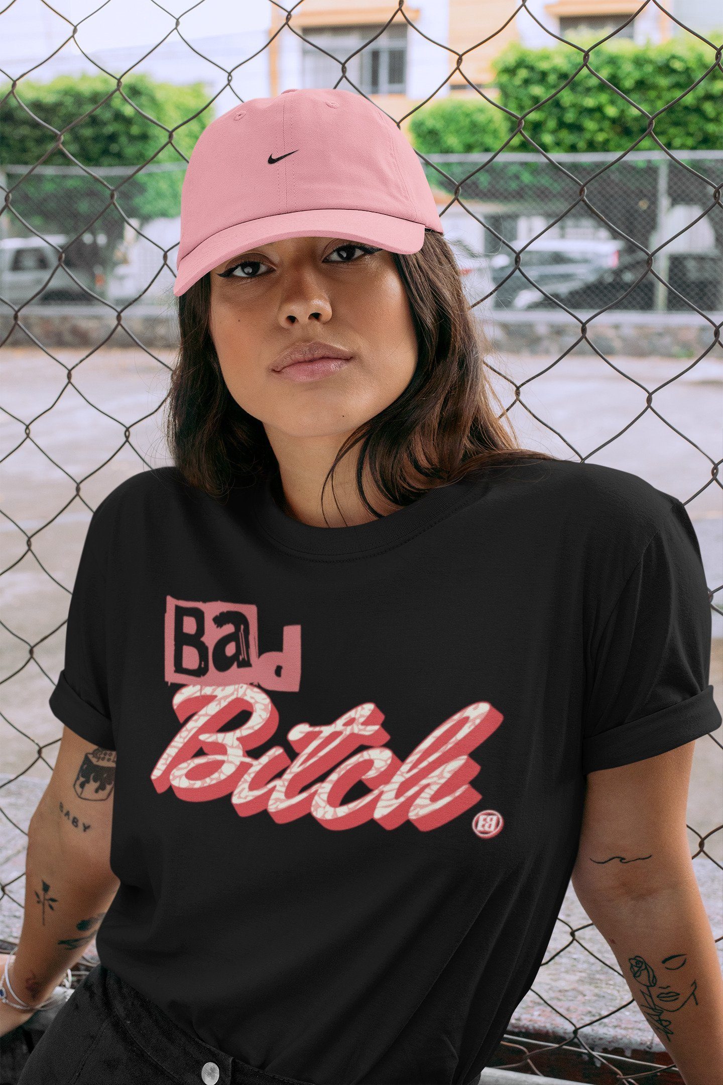 Bad Bitch Unisex Tops - Air Jordan 3 Rust Pink