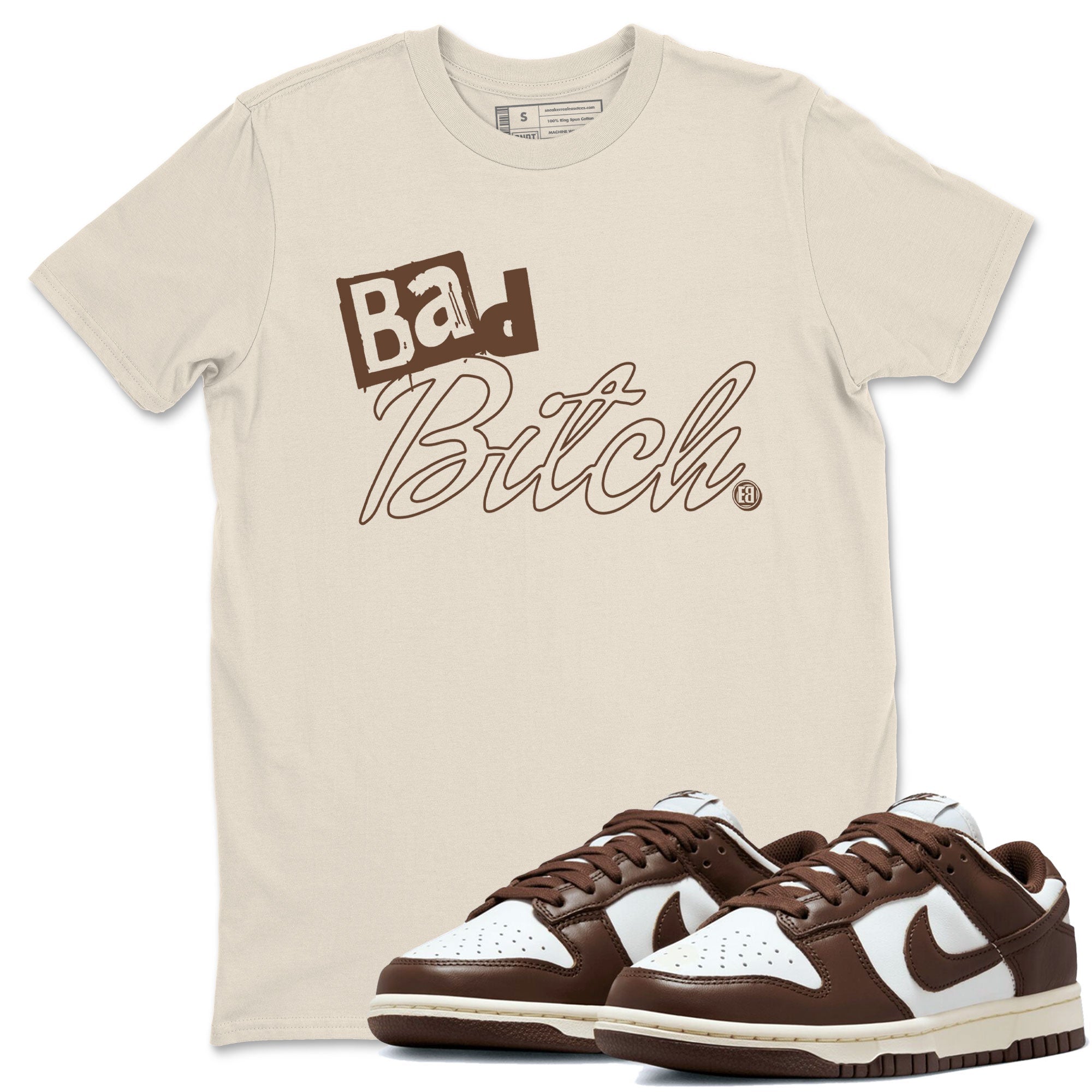 Bad Bitch snkmatch Tee - Dunk Cacao Wow