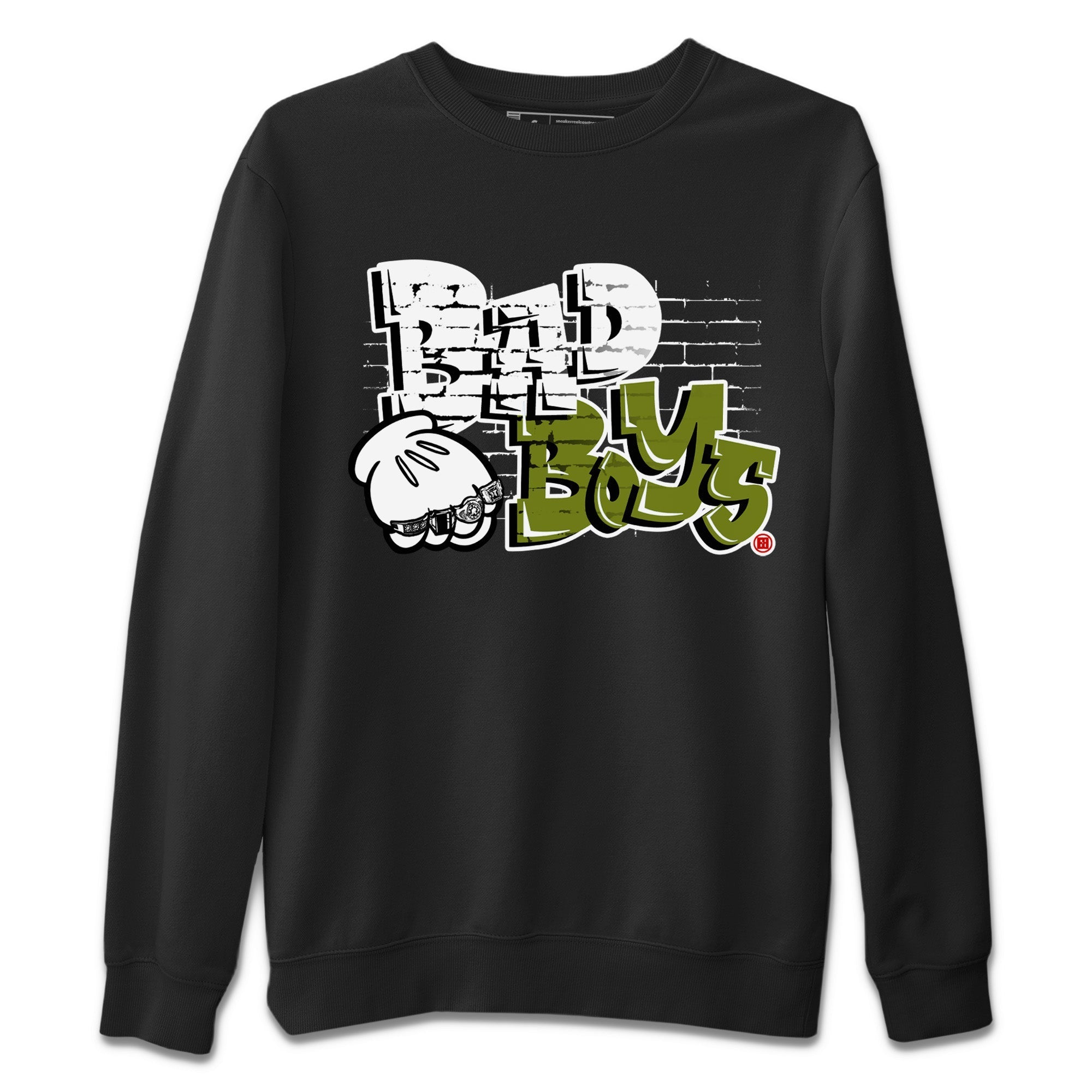 Bad Boys Unisex Tops - Air Jordan 1 Travis Scott Olive