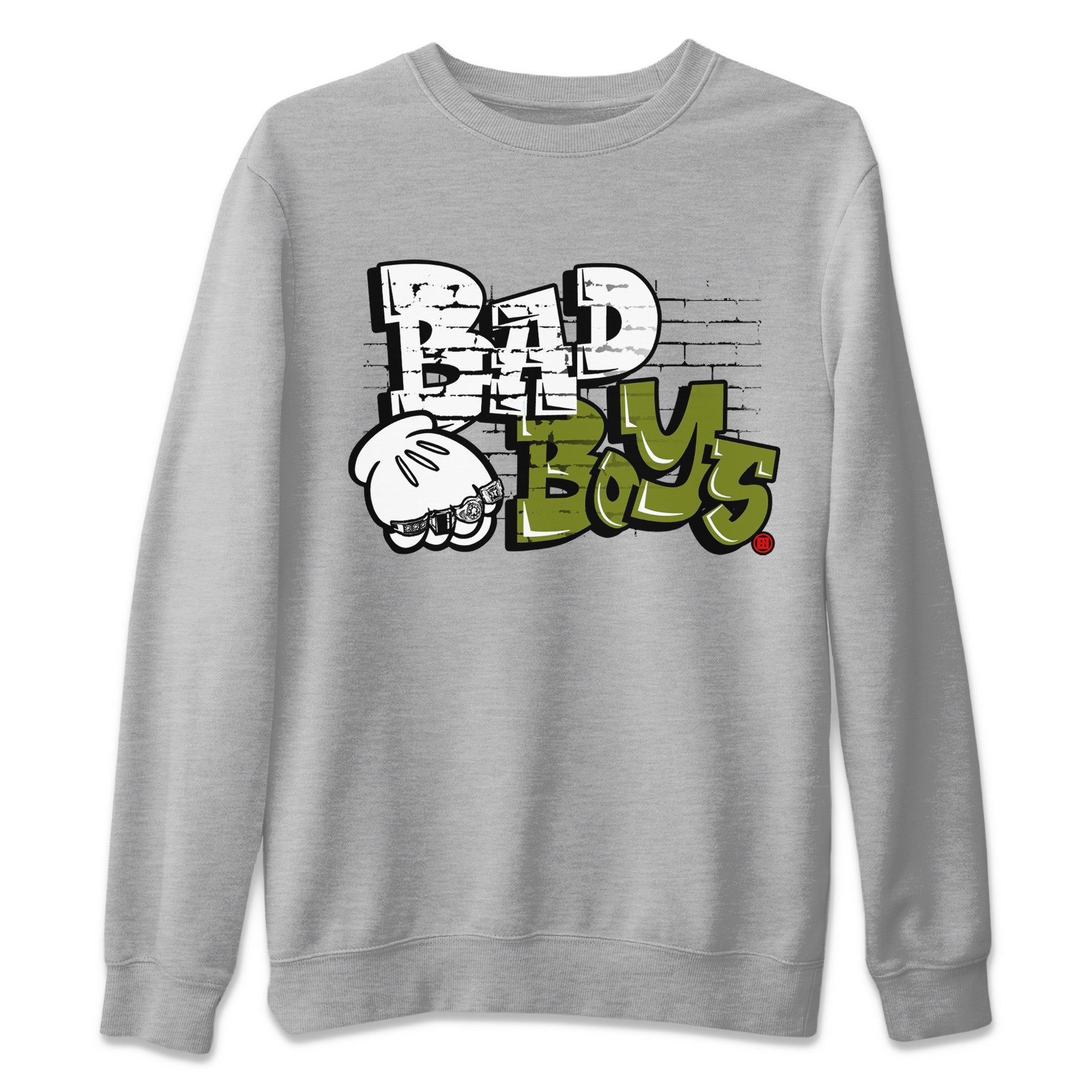 Bad Boys Unisex Tops - Air Jordan 1 Travis Scott Olive