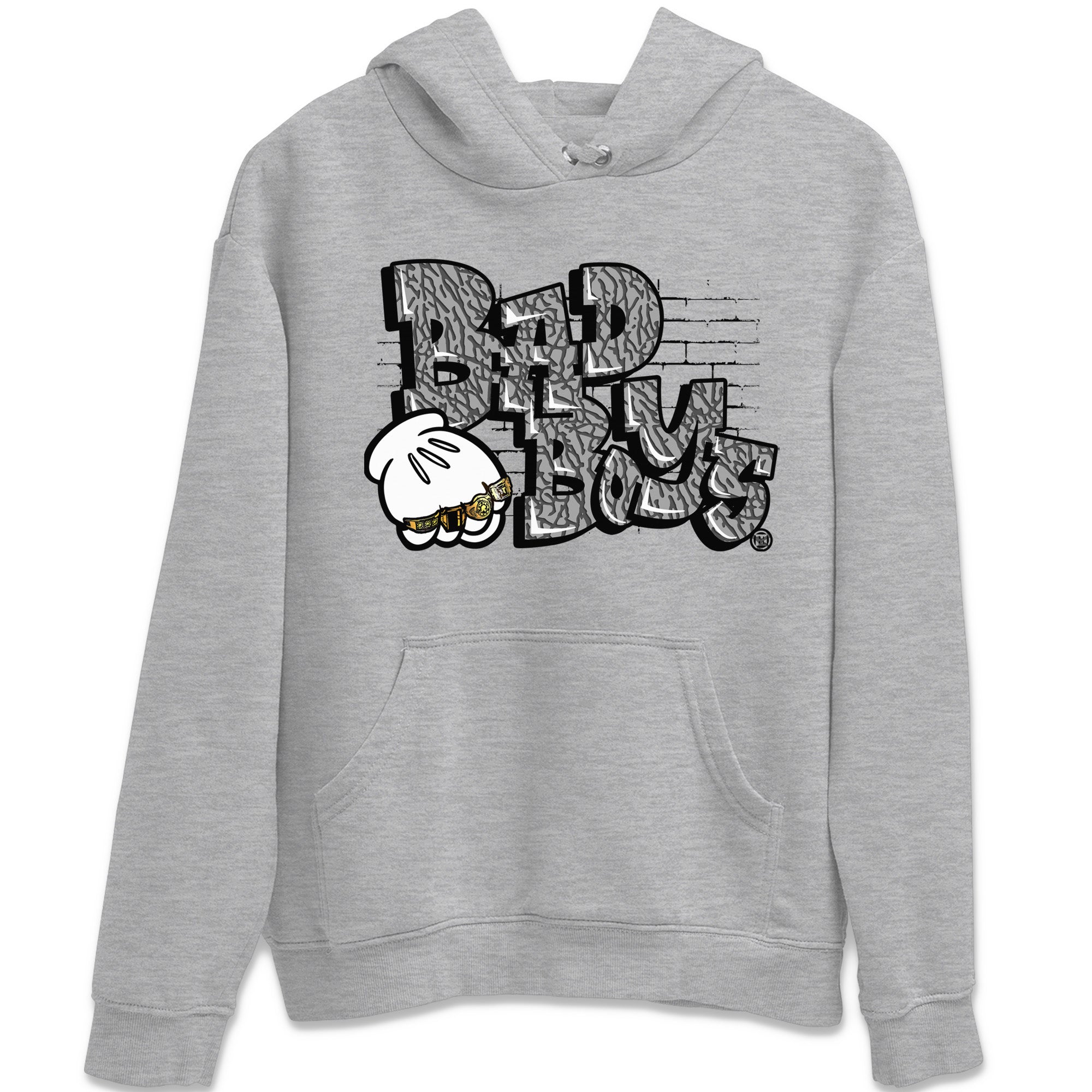Bad Boys Unisex Tops - Air Jordan 1 White Cement
