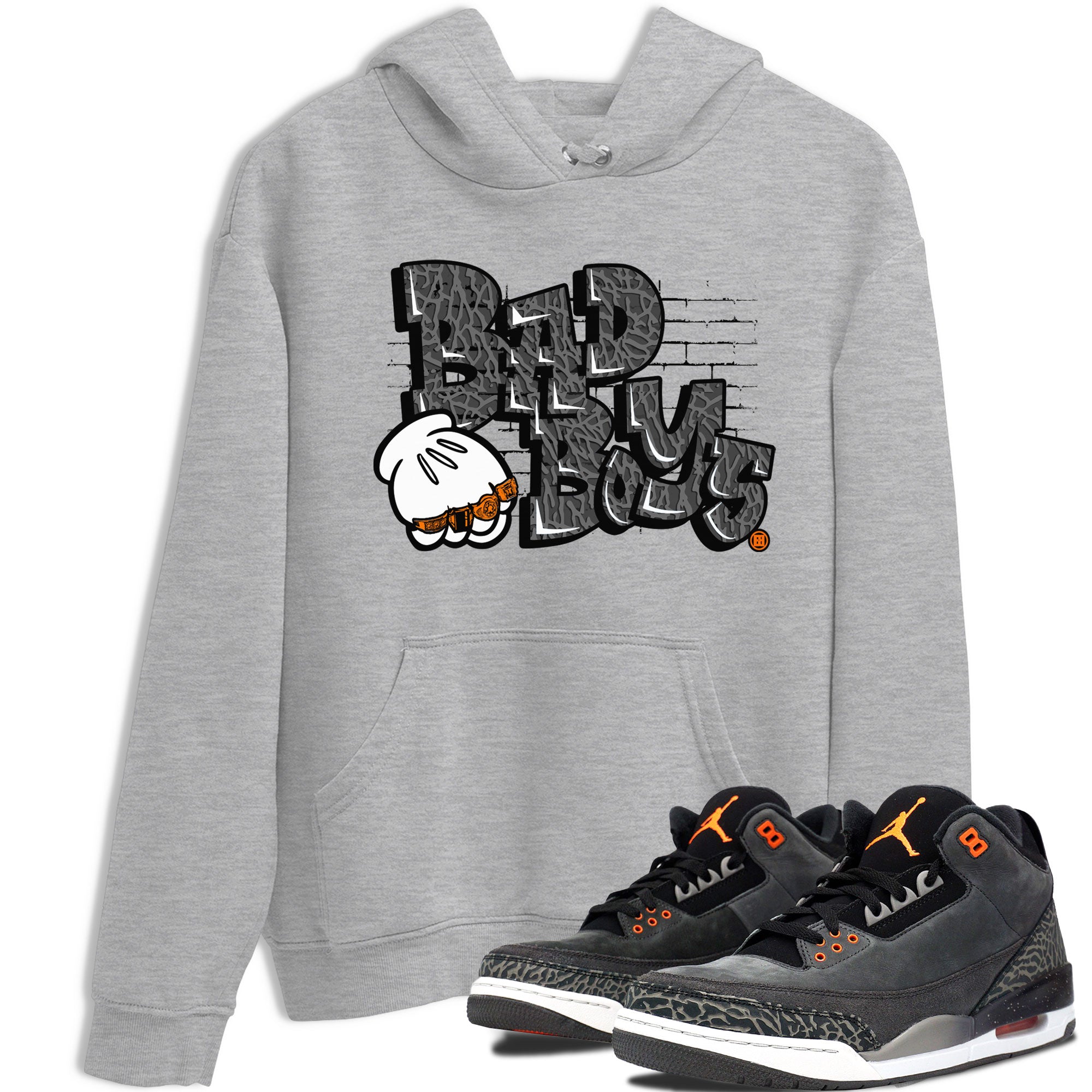 Bad Boys snkmatch Tee - Air Jordan 3 Fear
