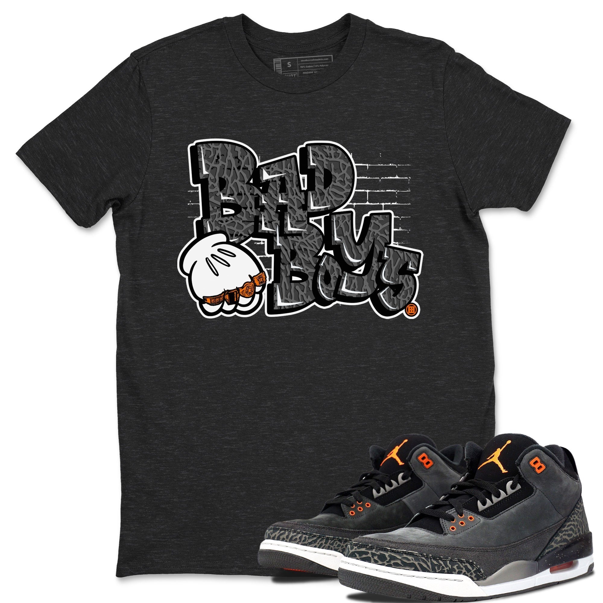 Bad Boys snkmatch Tee - Air Jordan 3 Fear