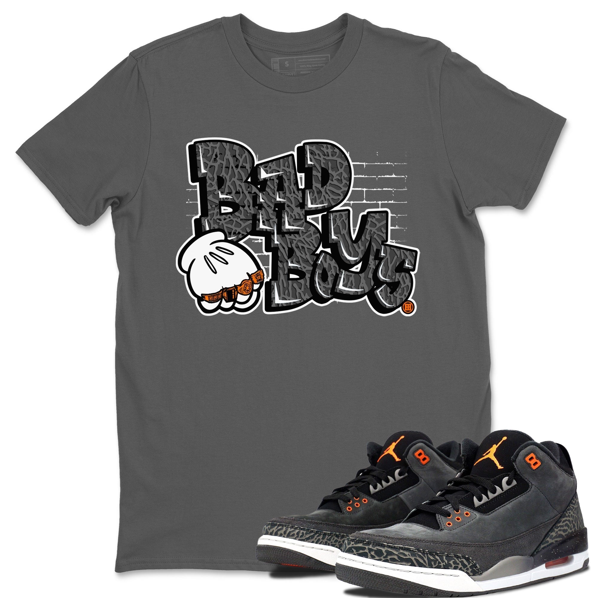 Bad Boys snkmatch Tee - Air Jordan 3 Fear