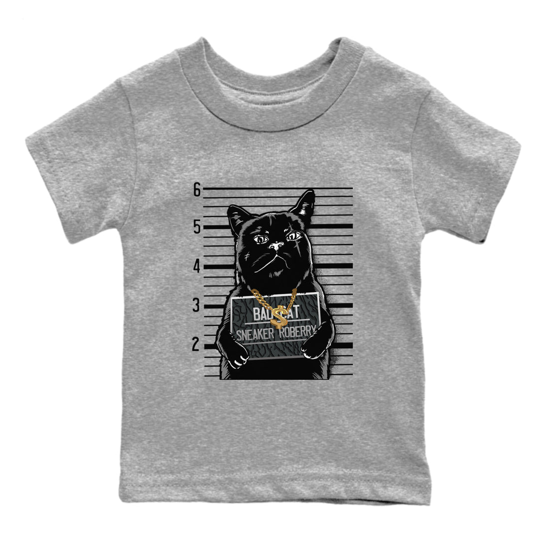 Bad Cat snkmatch Tees Kids - Air Jordan 3 Black Cat