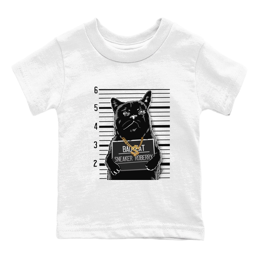 Bad Cat snkmatch Tees Kids - Air Jordan 4 Black Cat
