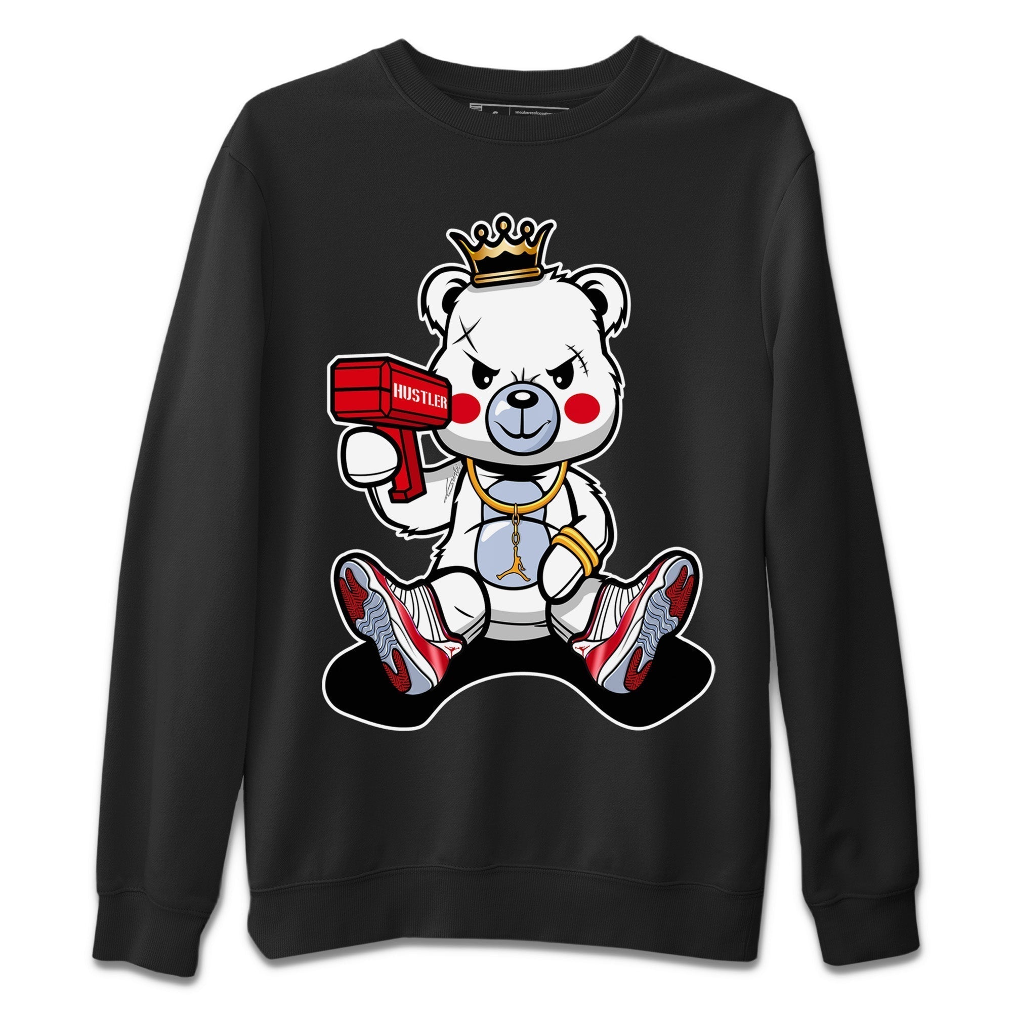 Bad King Baby Bear Unisex Tops - Air Jordan 11 Cherry
