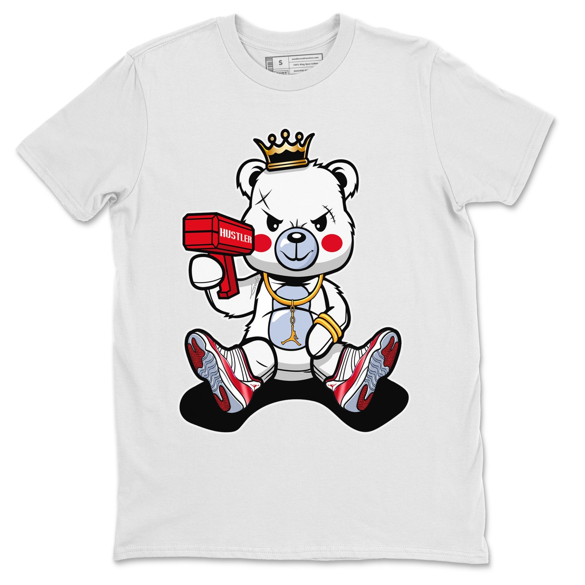 Bad King Baby Bear Unisex Tops - Air Jordan 11 Cherry