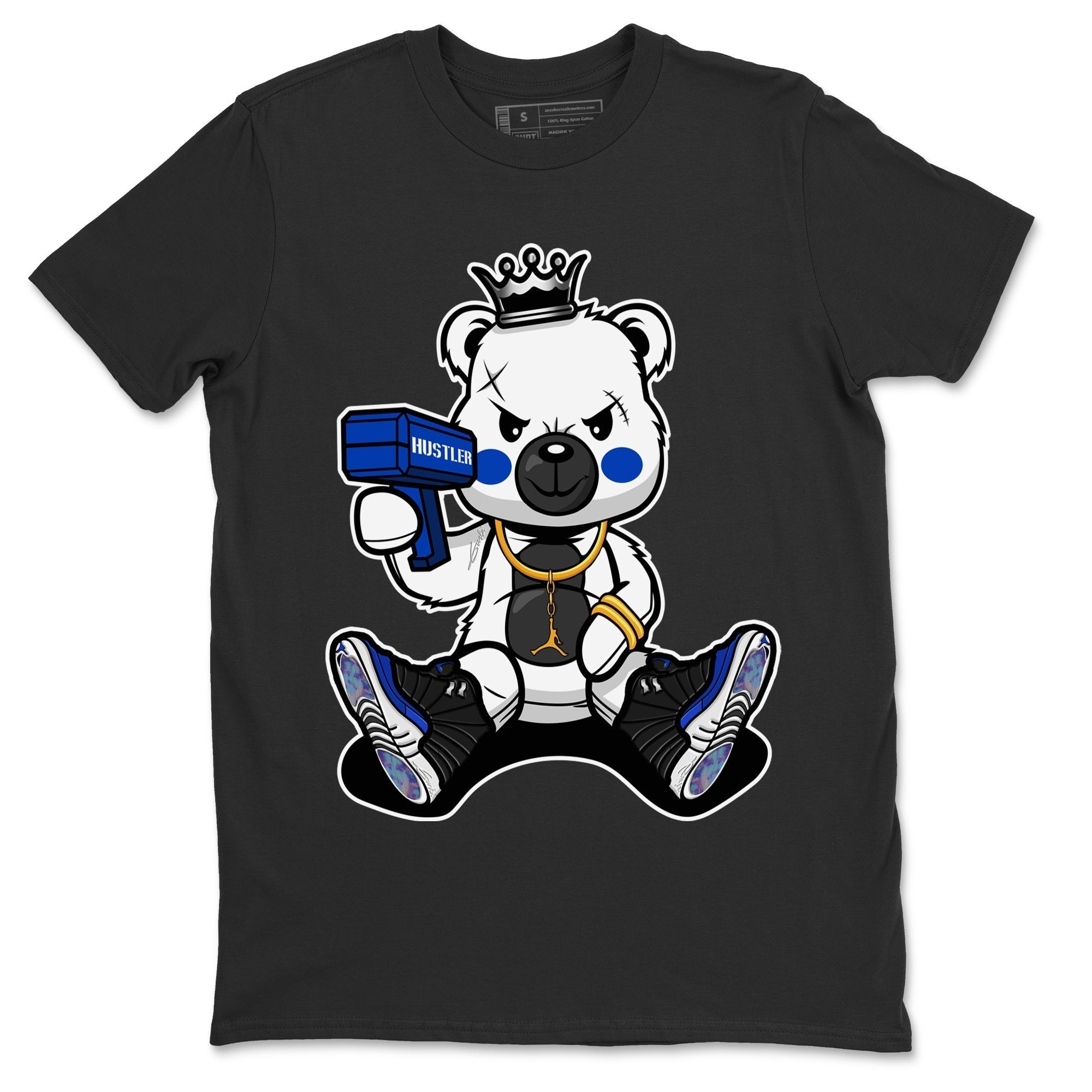 Bad King Baby Bear Unisex Tops - Air Jordan 12 Hyper Royal