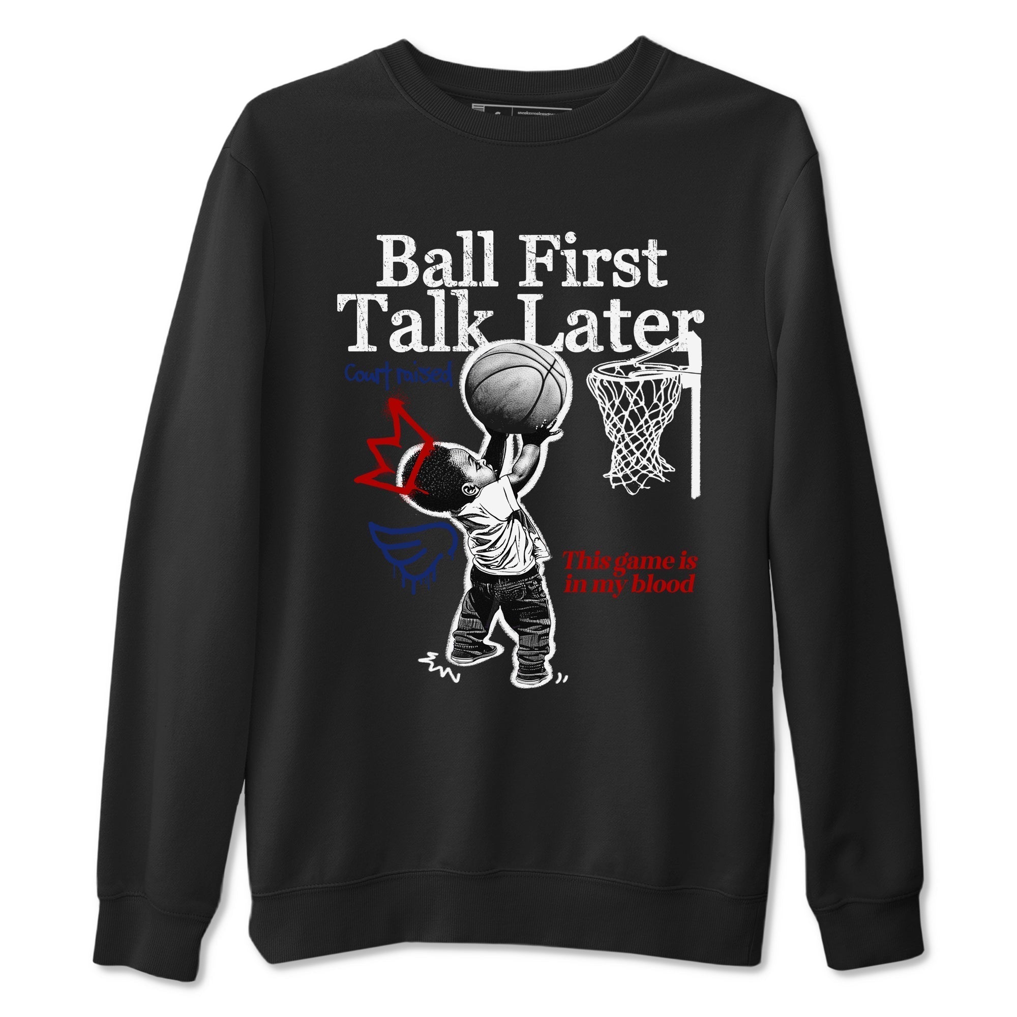 Ball First Talk Later snkmatch Tees - Air Jordan 1 Rare Air