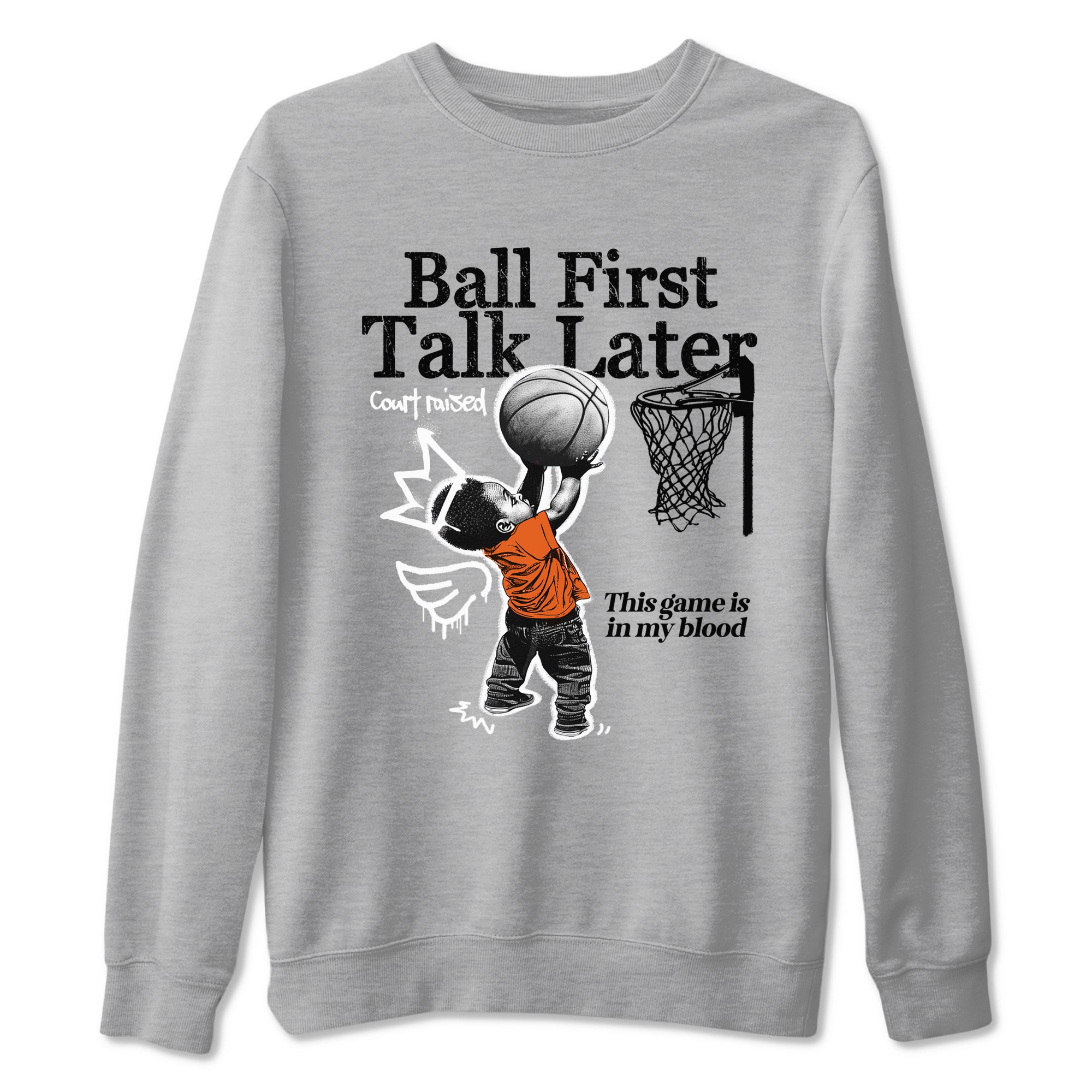 Ball First Talk Later snkmatch Tees - Air Jordan 1 Shattered Backboard