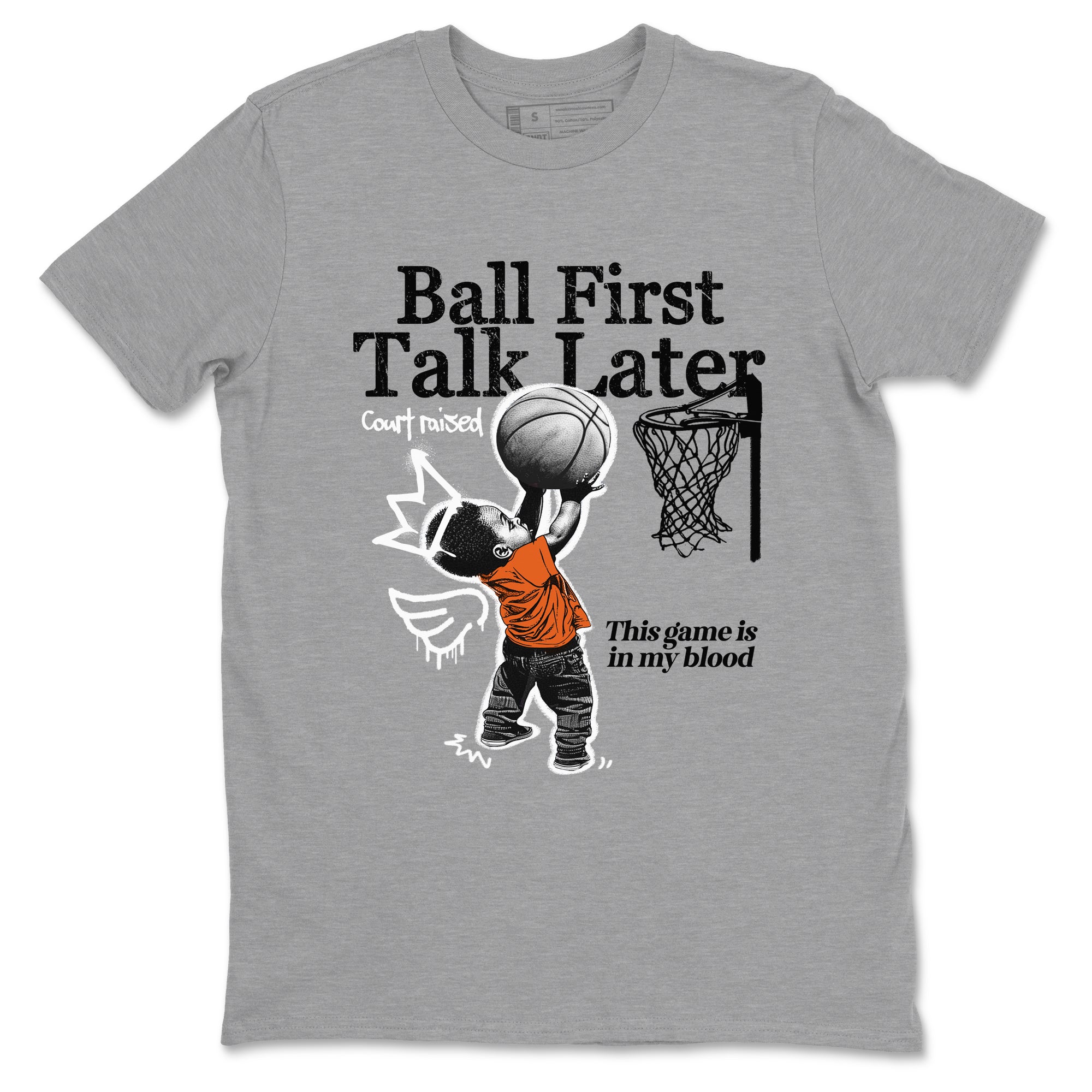 Ball First Talk Later snkmatch Tees - Air Jordan 1 Shattered Backboard