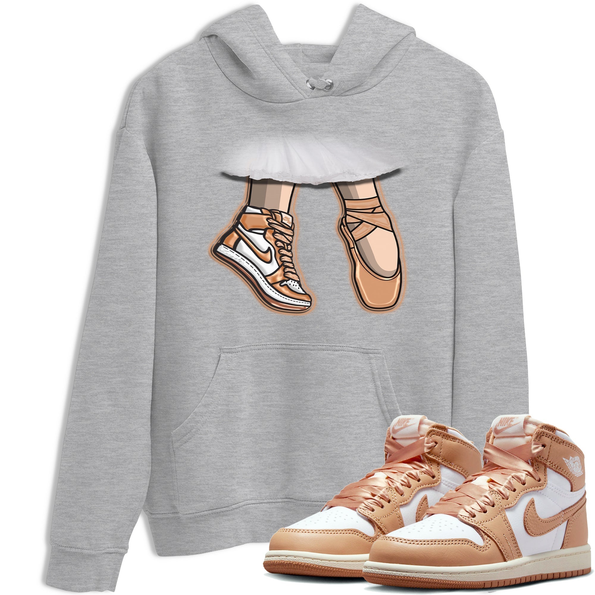 Ballet Shoes snkmatch Tee - Air Jordan 1 Praline