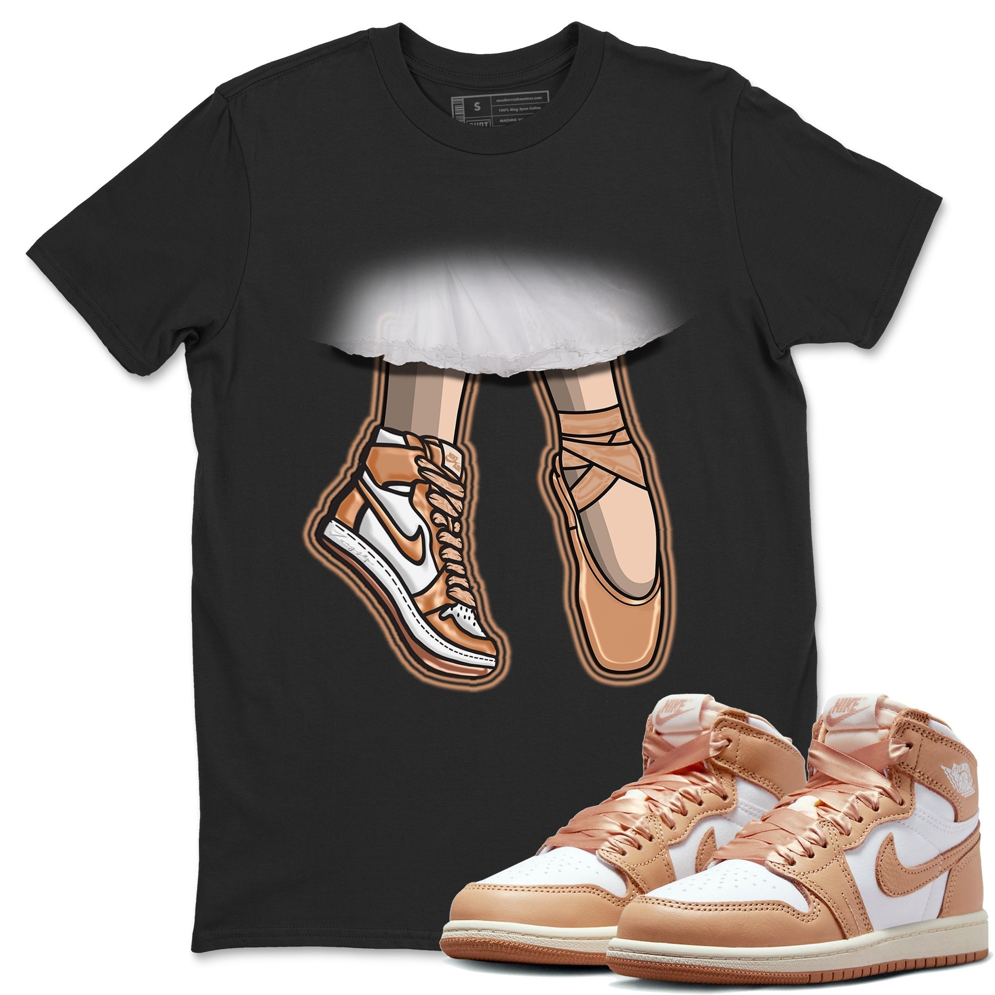 Ballet Shoes snkmatch Tee - Air Jordan 1 Praline