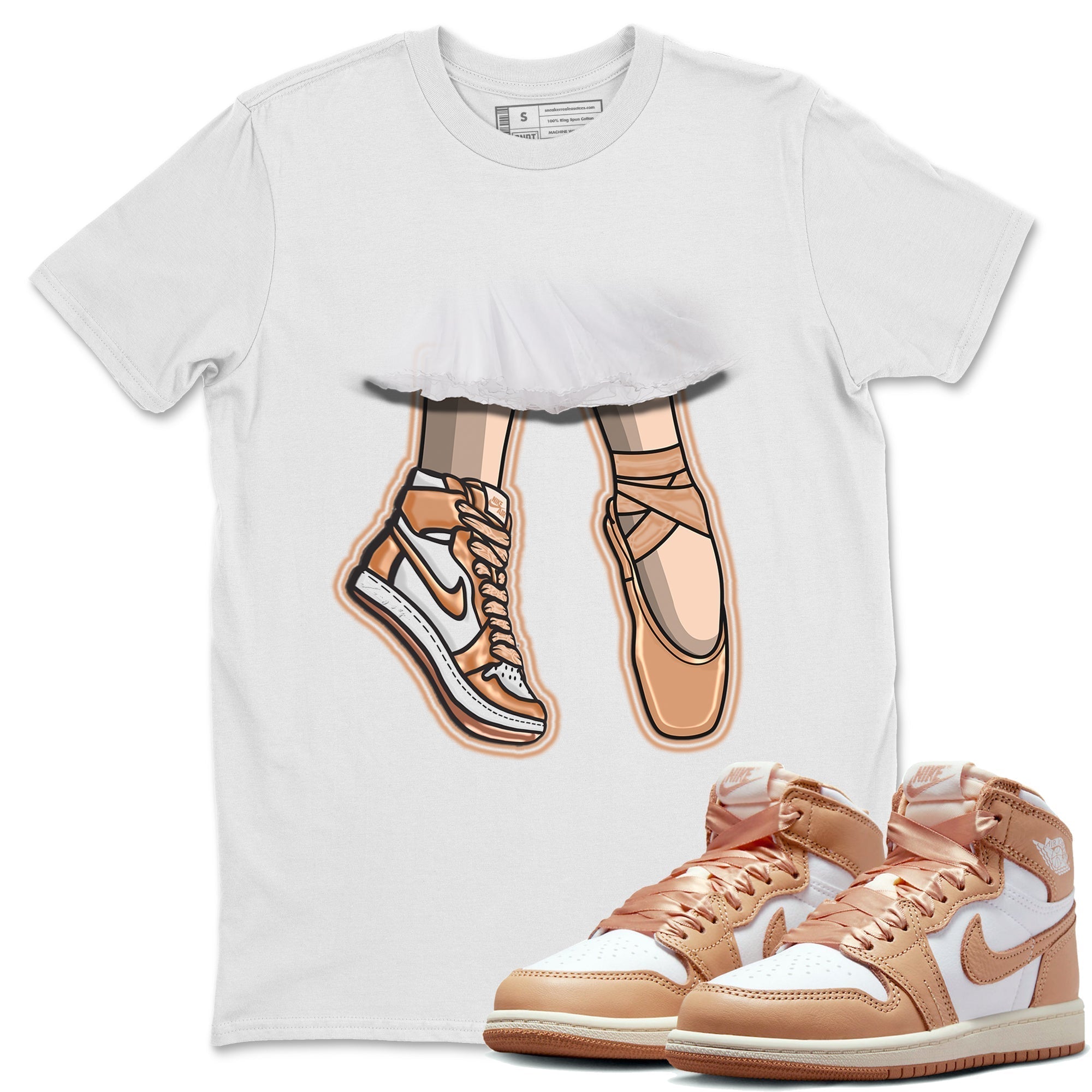 Ballet Shoes snkmatch Tee - Air Jordan 1 Praline