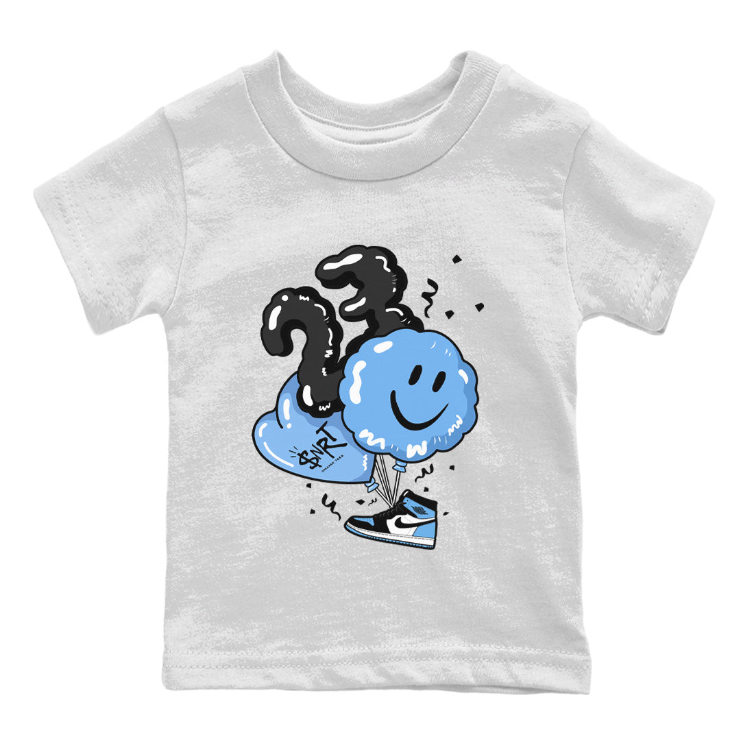 Balloon Kids Tops - Air Jordan 1 UNC Toe