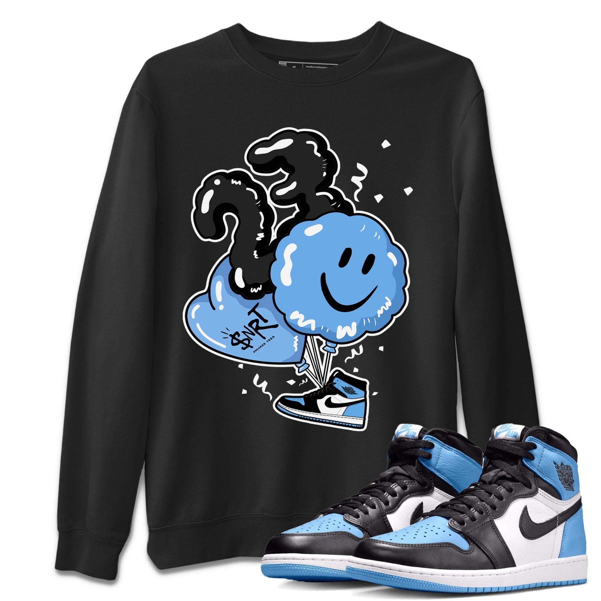 Balloon Unisex Tops - Air Jordan 1 UNC Toe