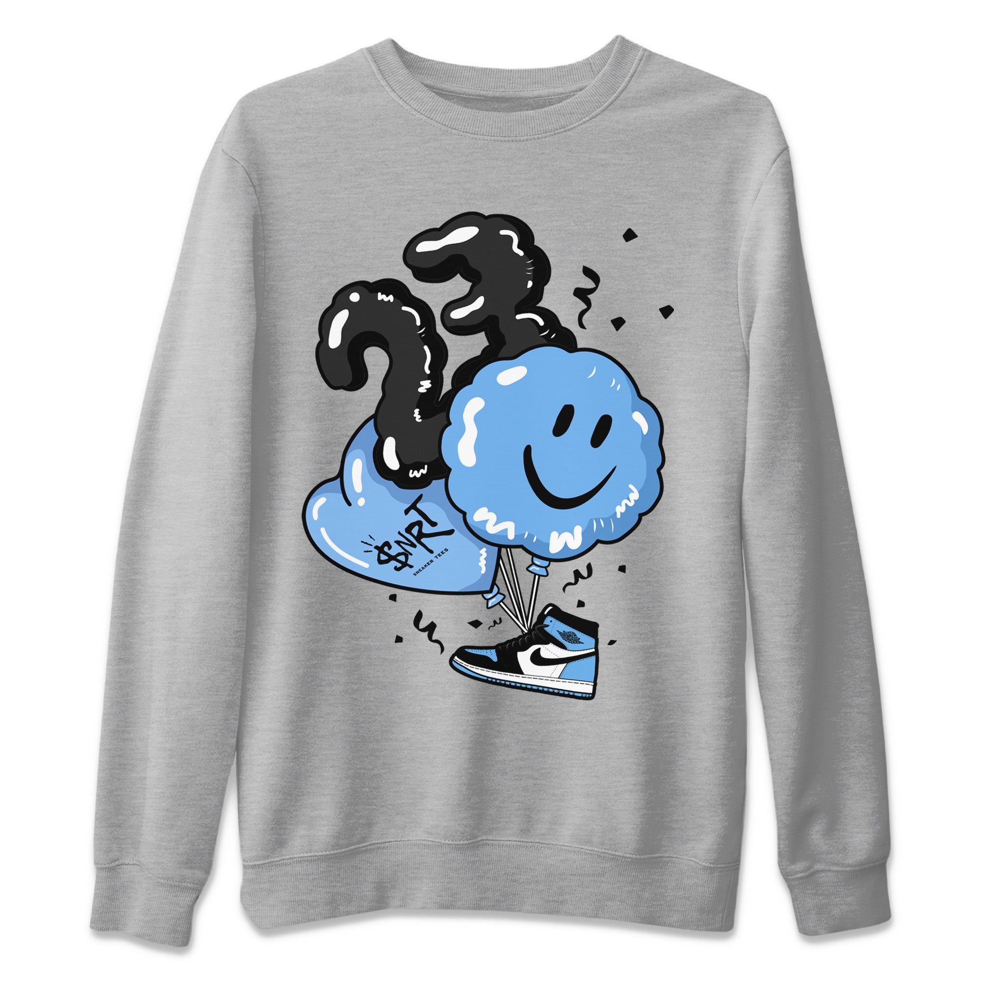 Balloon Unisex Tops - Air Jordan 1 UNC Toe