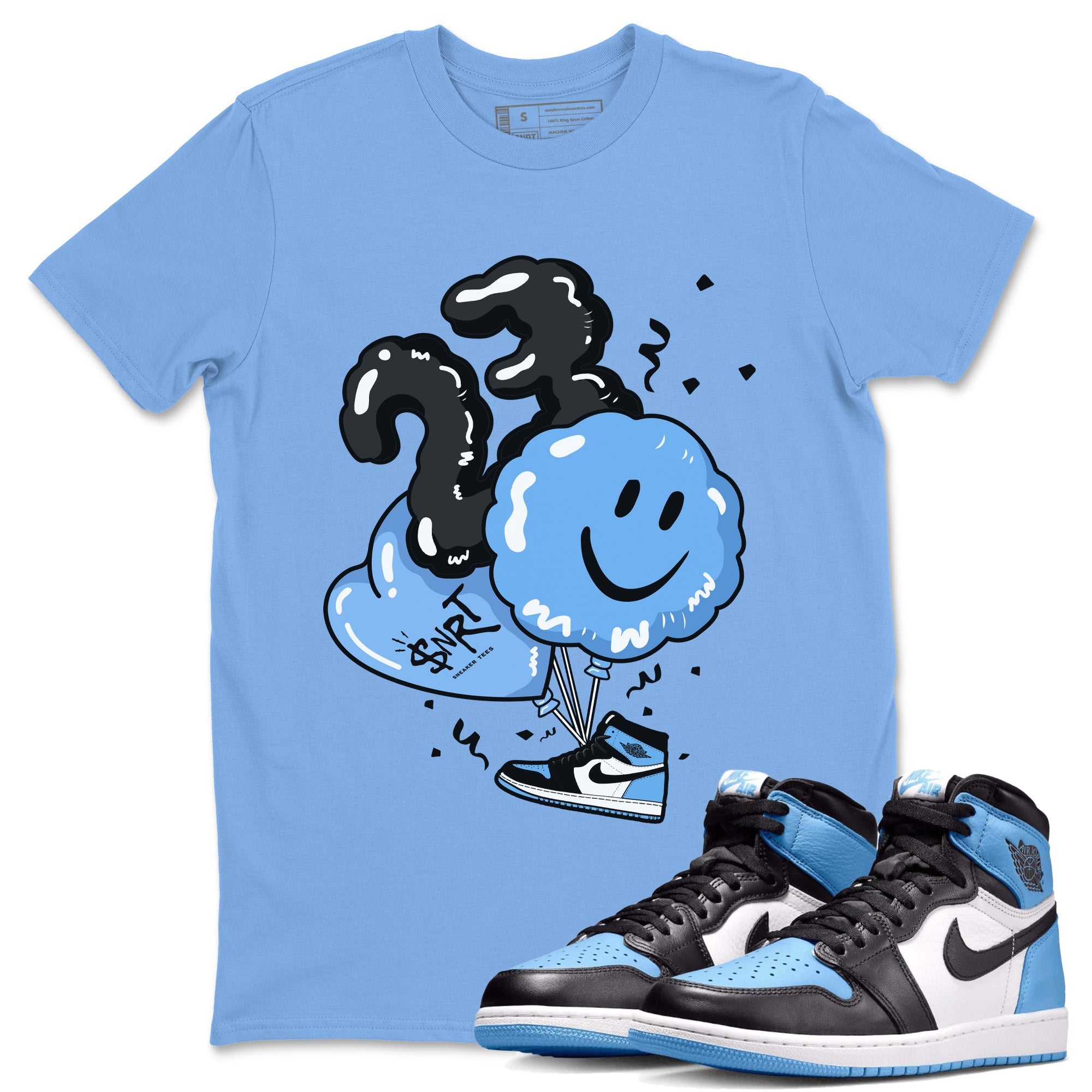 Balloon Unisex Tops - Air Jordan 1 UNC Toe