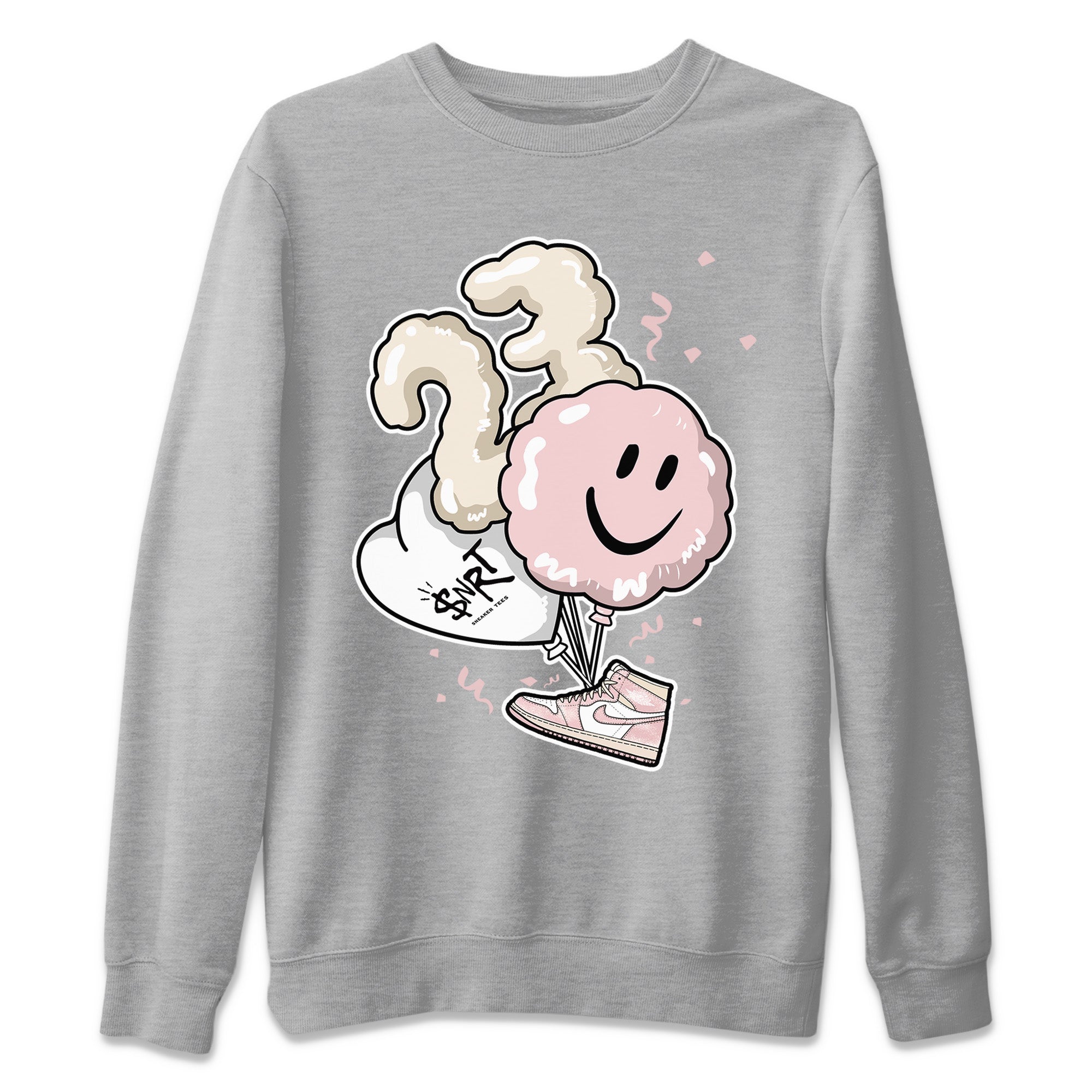 Balloon Unisex Tops - Air Jordan 1 Washed Pink