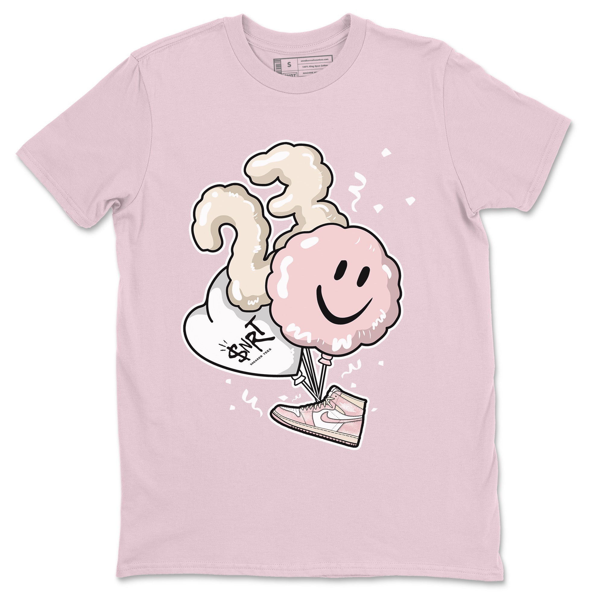 Balloon Unisex Tops - Air Jordan 1 Washed Pink