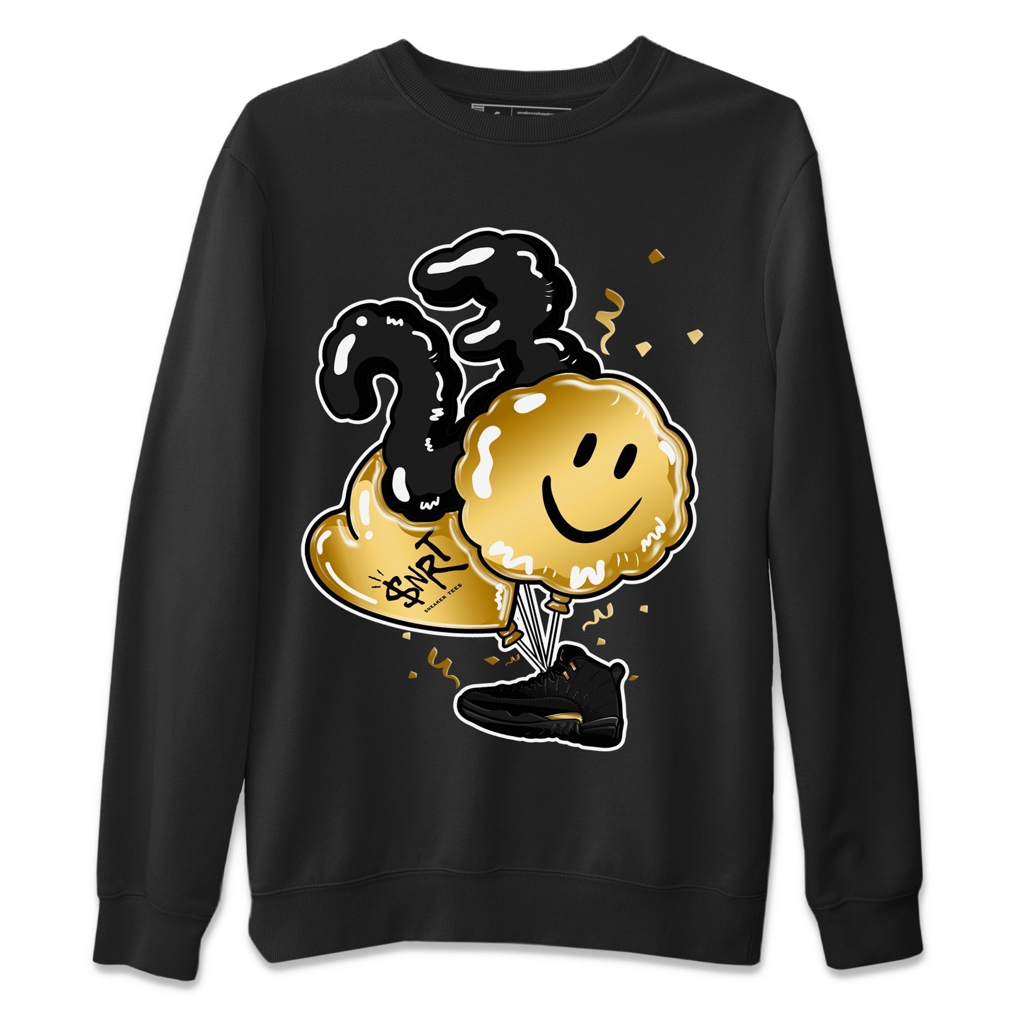 Balloon Unisex Tops - Air Jordan 12 Black Taxi
