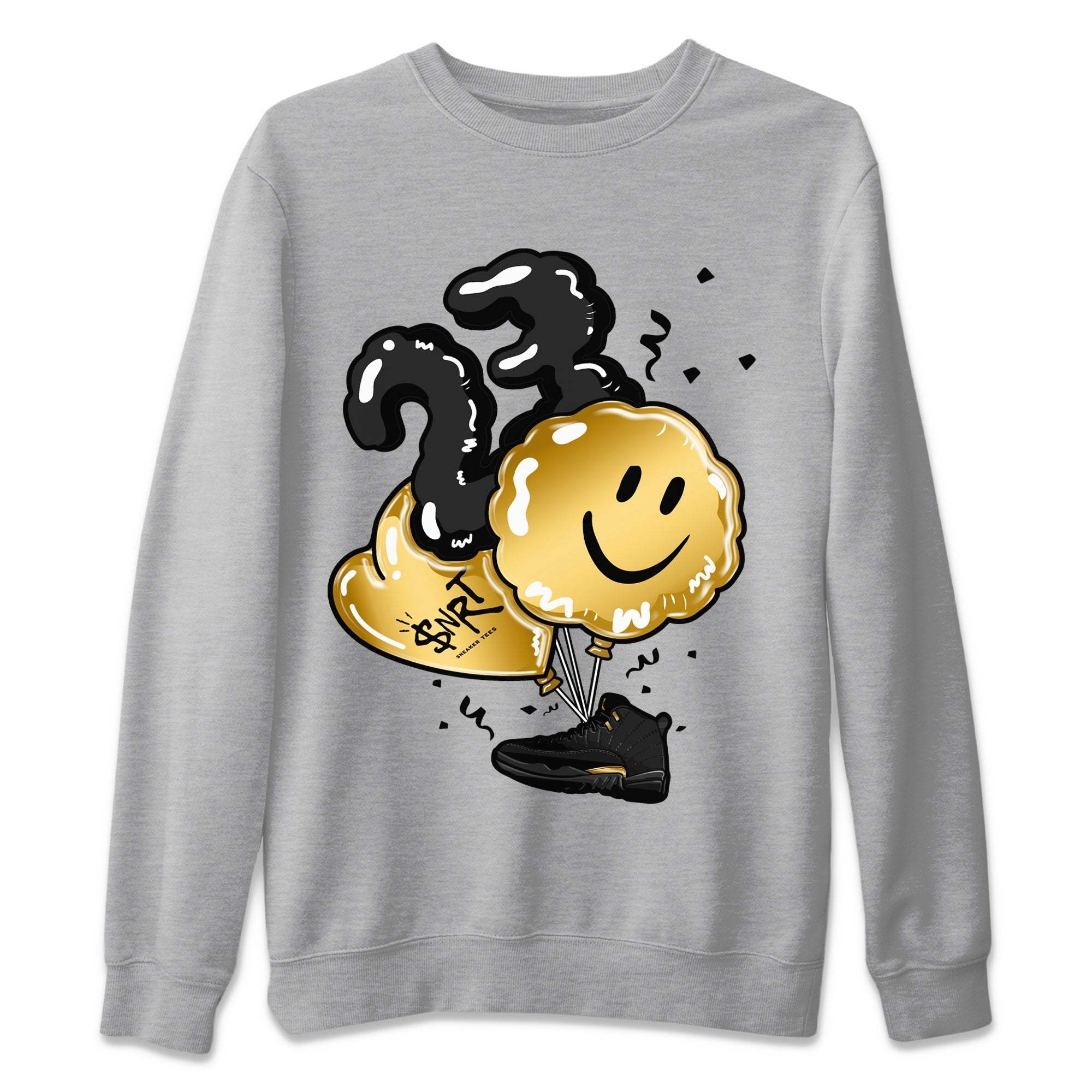 Balloon Unisex Tops - Air Jordan 12 Black Taxi