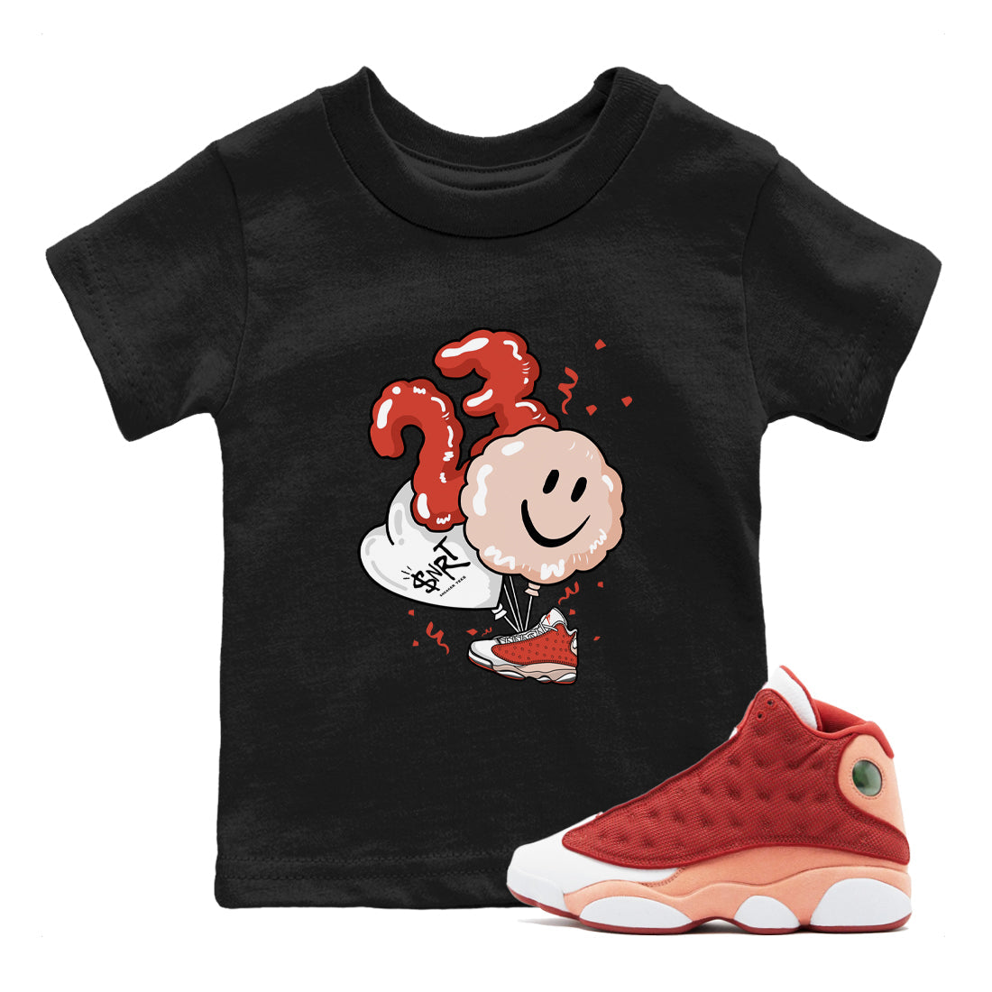 Balloon snkmatch Tees Kids - Air Jordan 13 Dune Red