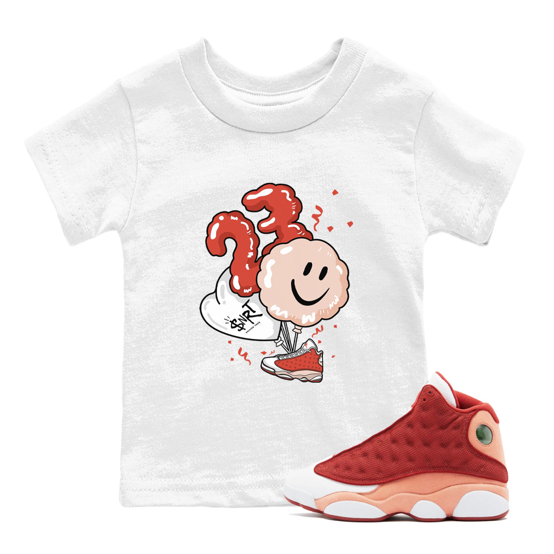 Balloon snkmatch Tees Kids - Air Jordan 13 Dune Red