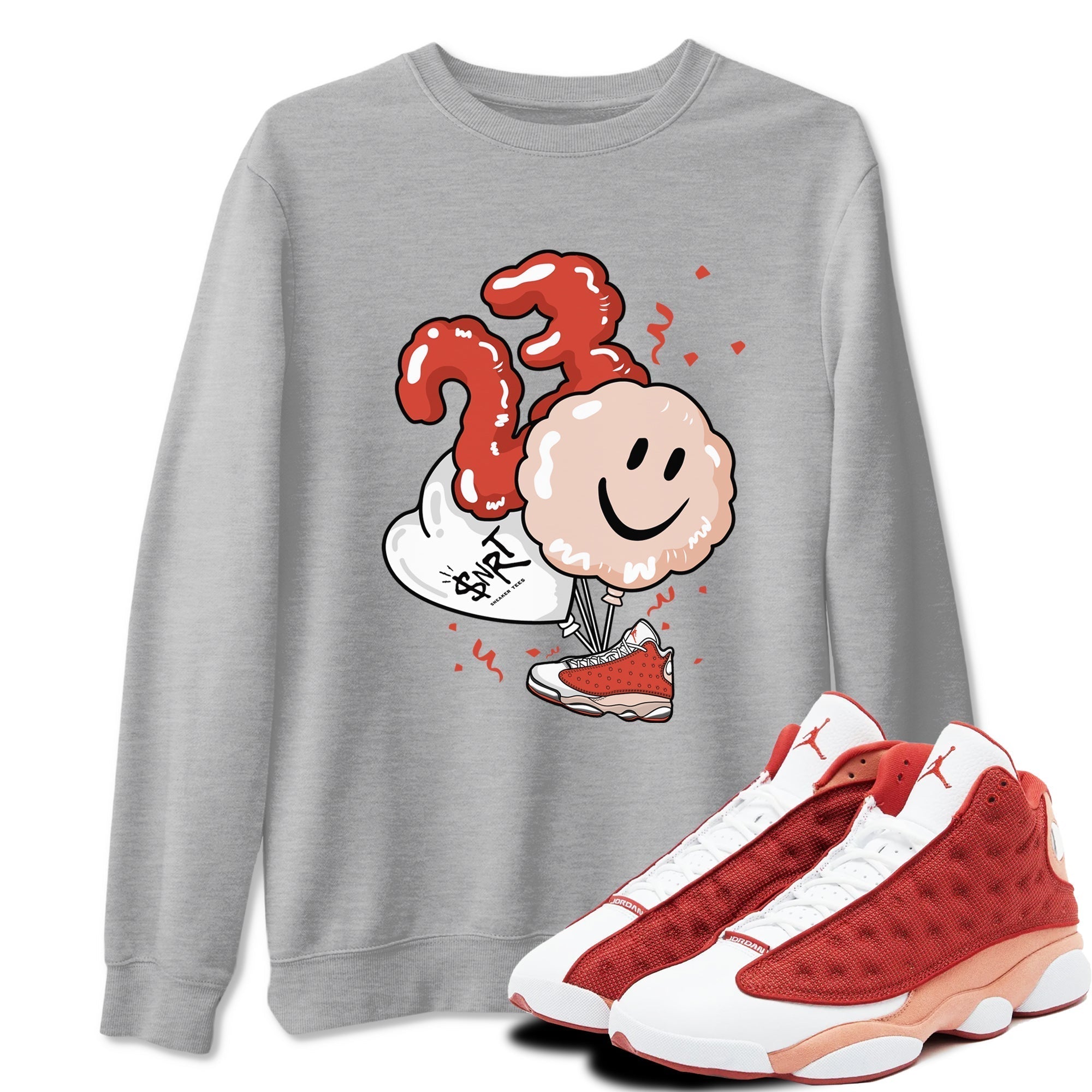 Balloon snkmatch Tees - Air Jordan 13 Dune Red