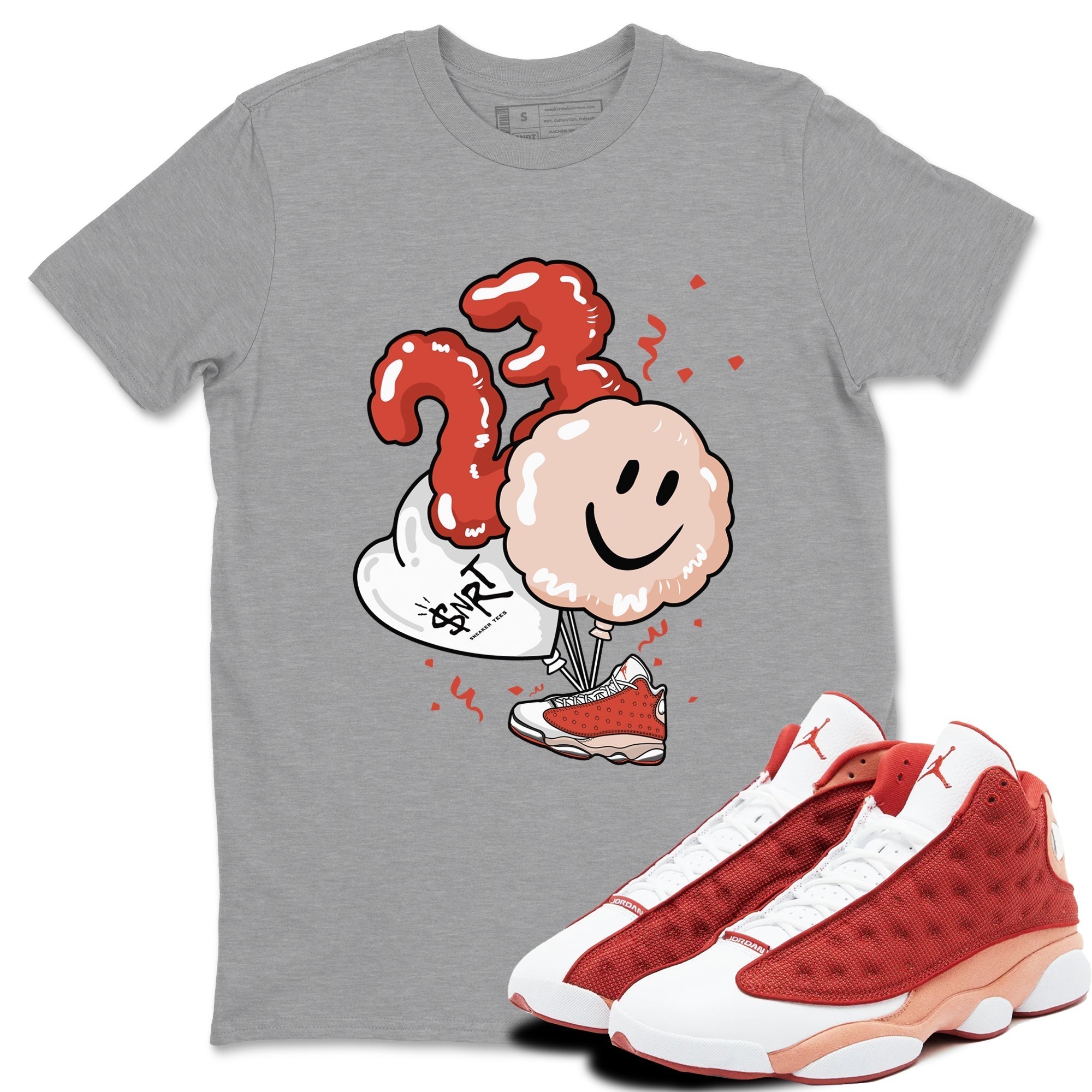 Balloon snkmatch Tees - Air Jordan 13 Dune Red