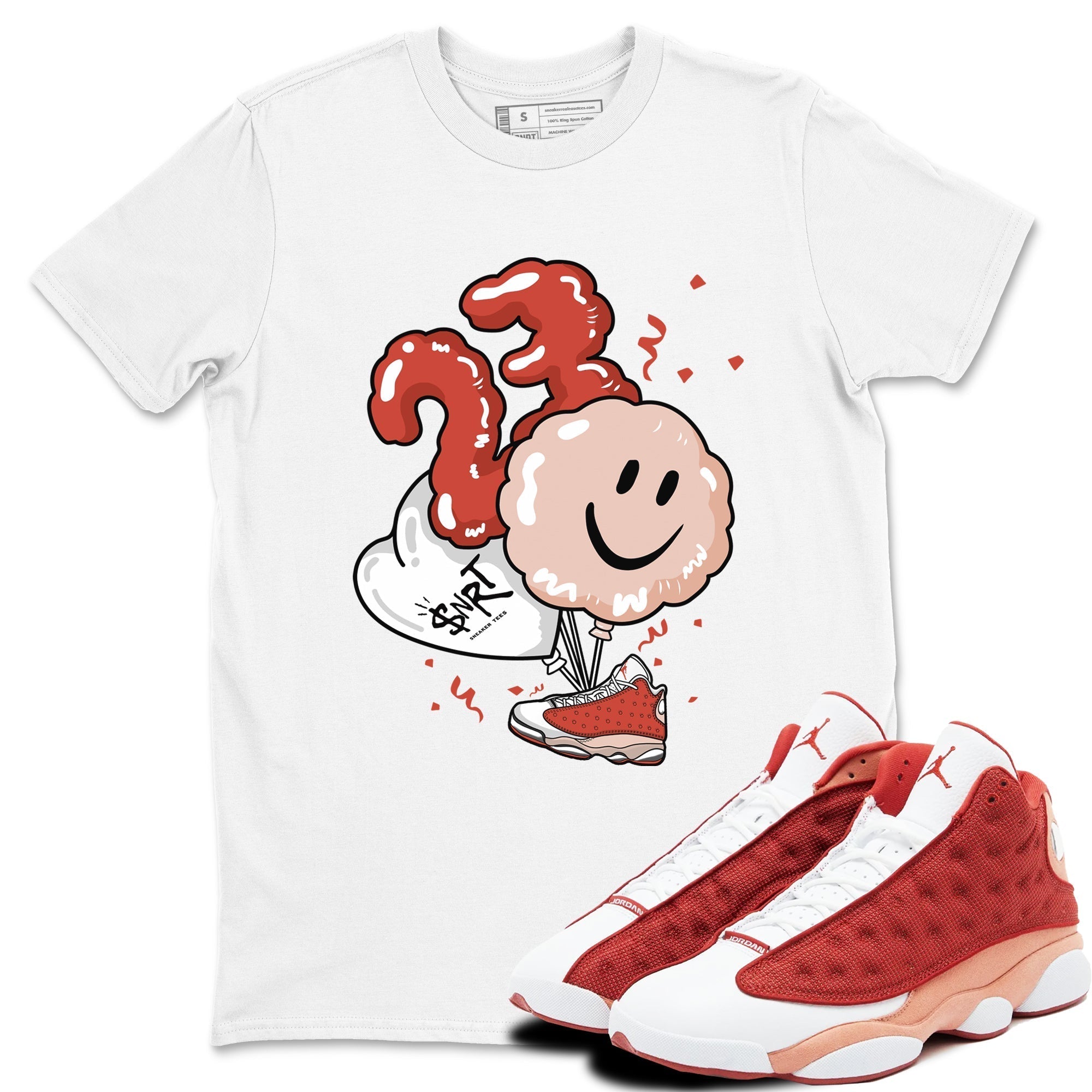 Balloon snkmatch Tees - Air Jordan 13 Dune Red