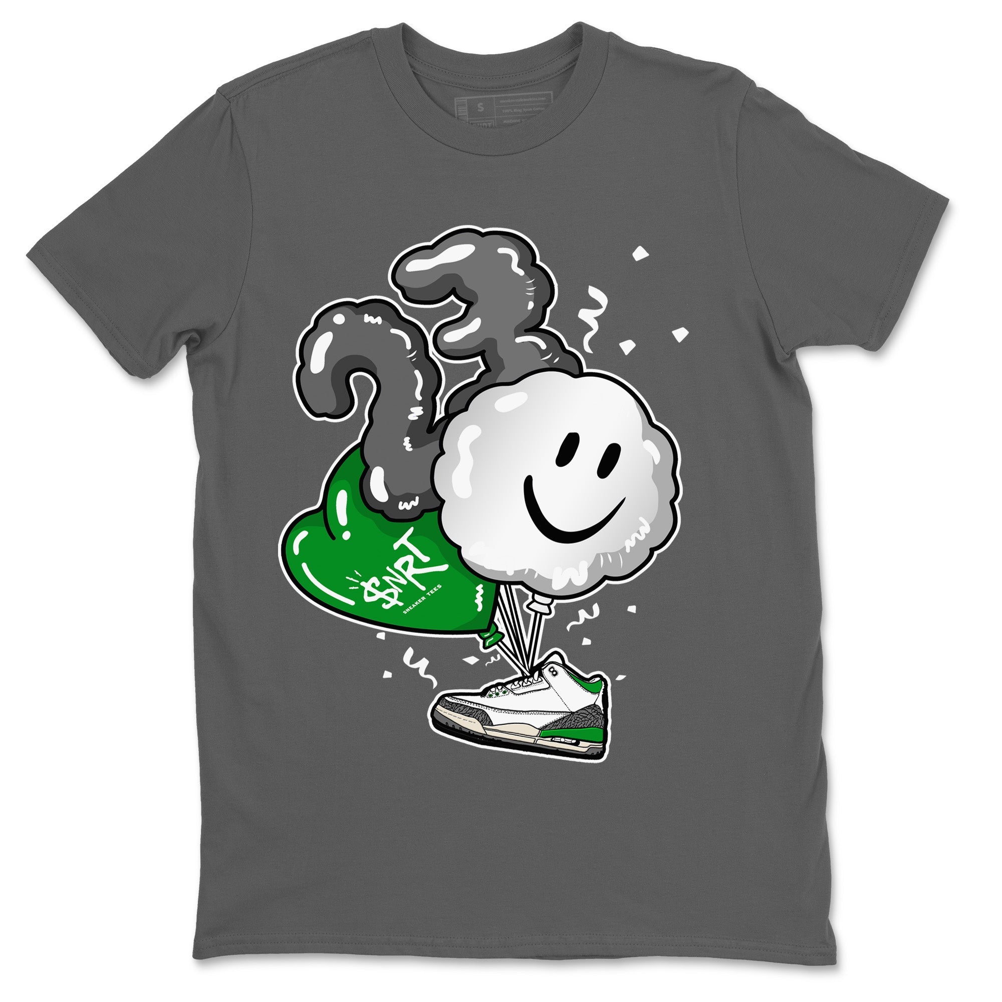 Balloon Unisex Tops - Air Jordan 3 Lucky Green
