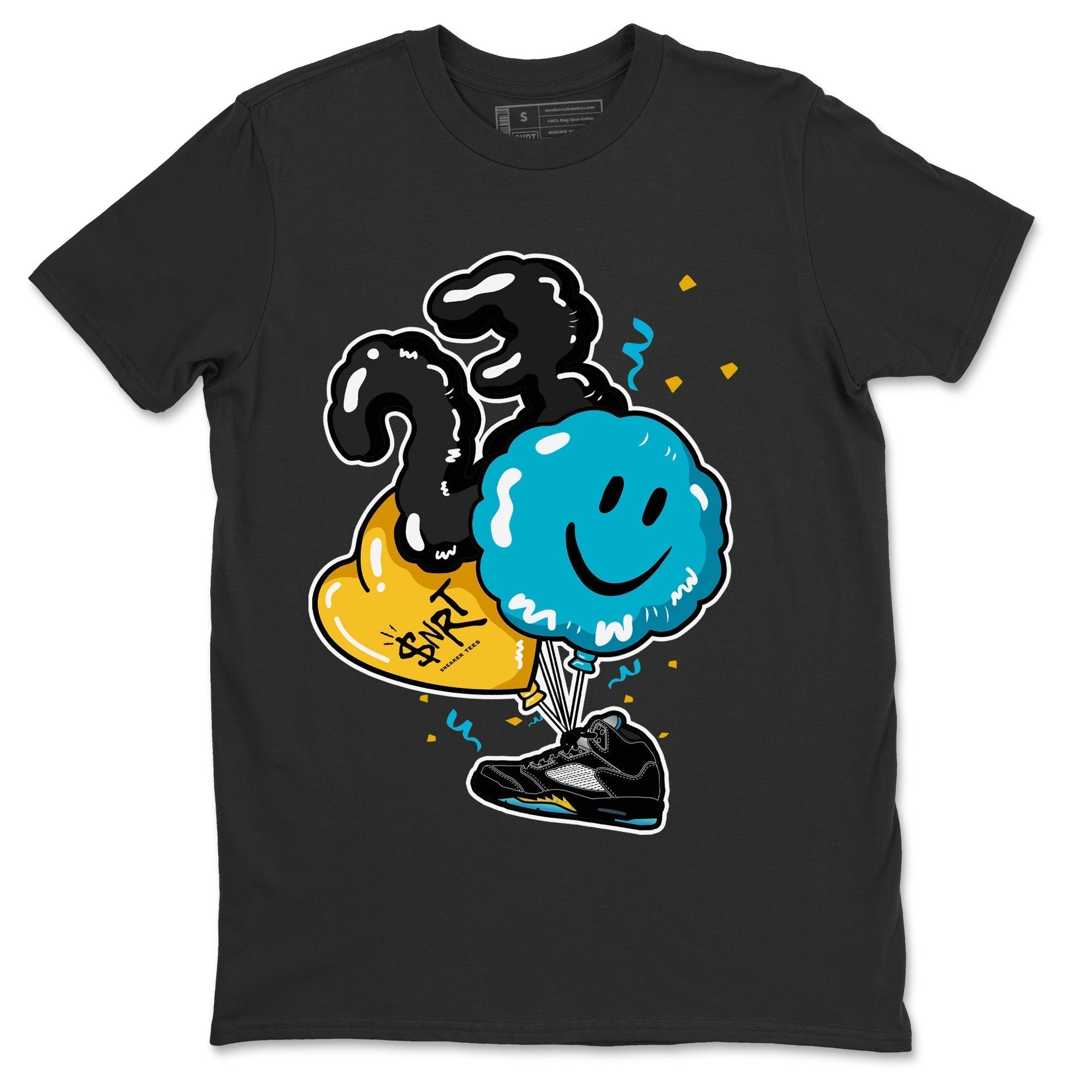 Balloon Unisex Tops - Air Jordan 5 Aqua