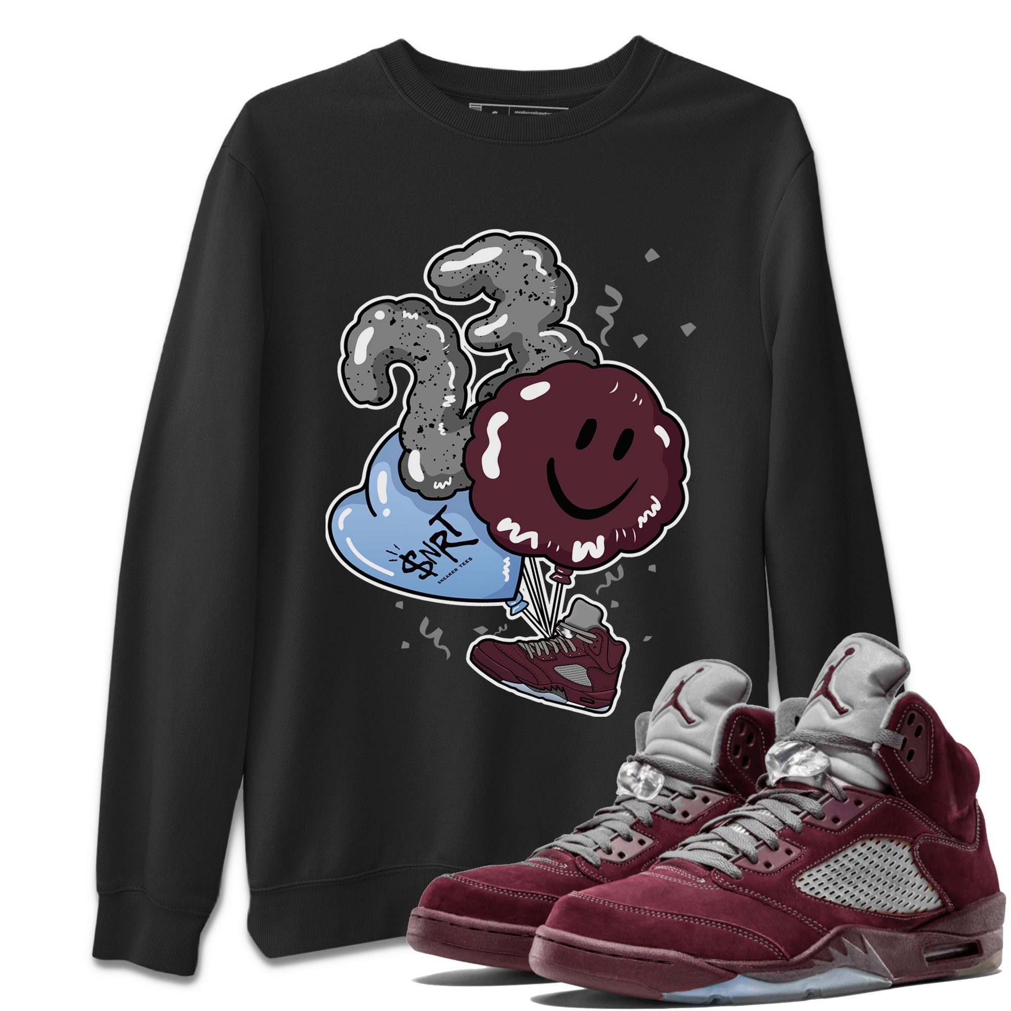 Balloon snkmatch Tee - Air Jordan 5 Burgundy