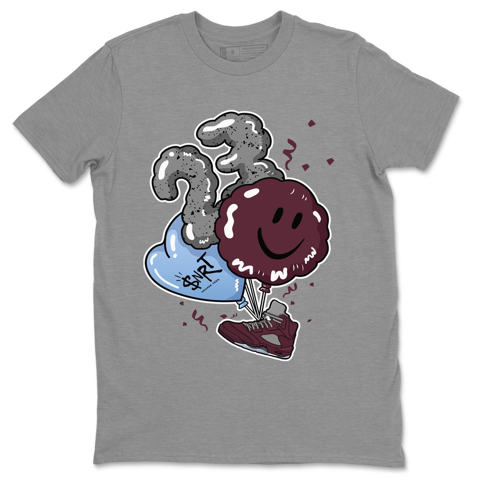Balloon snkmatch Tee - Air Jordan 5 Burgundy